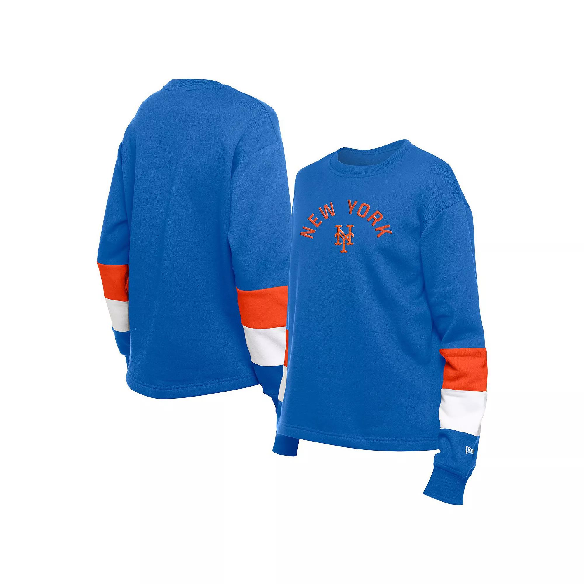 Women's New Era Blue New York Mets Game Day Color Pullover Sweatshirt,  Product Image