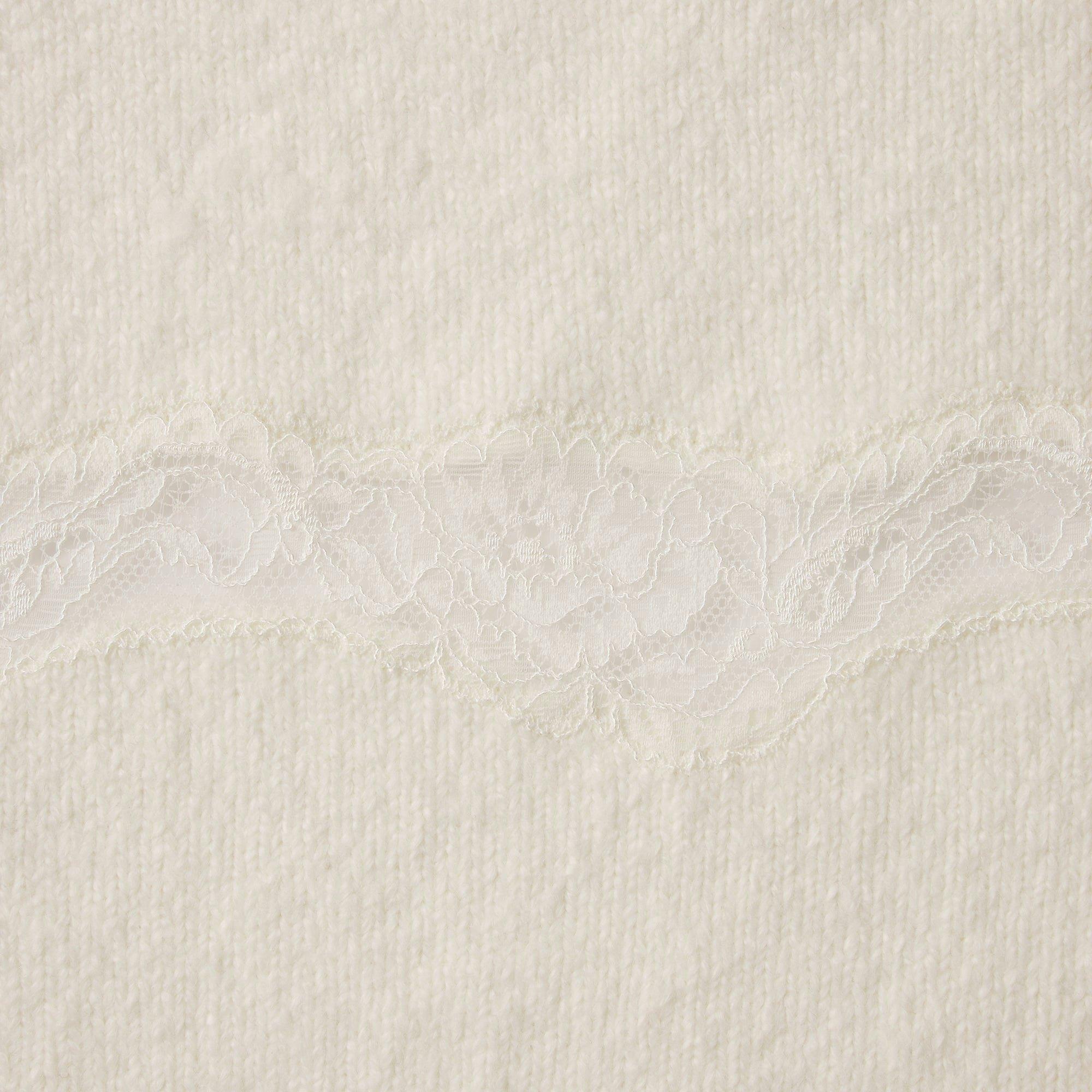 LACE KNIT LONG SLEEVE CARDIGAN | SUGAR Product Image