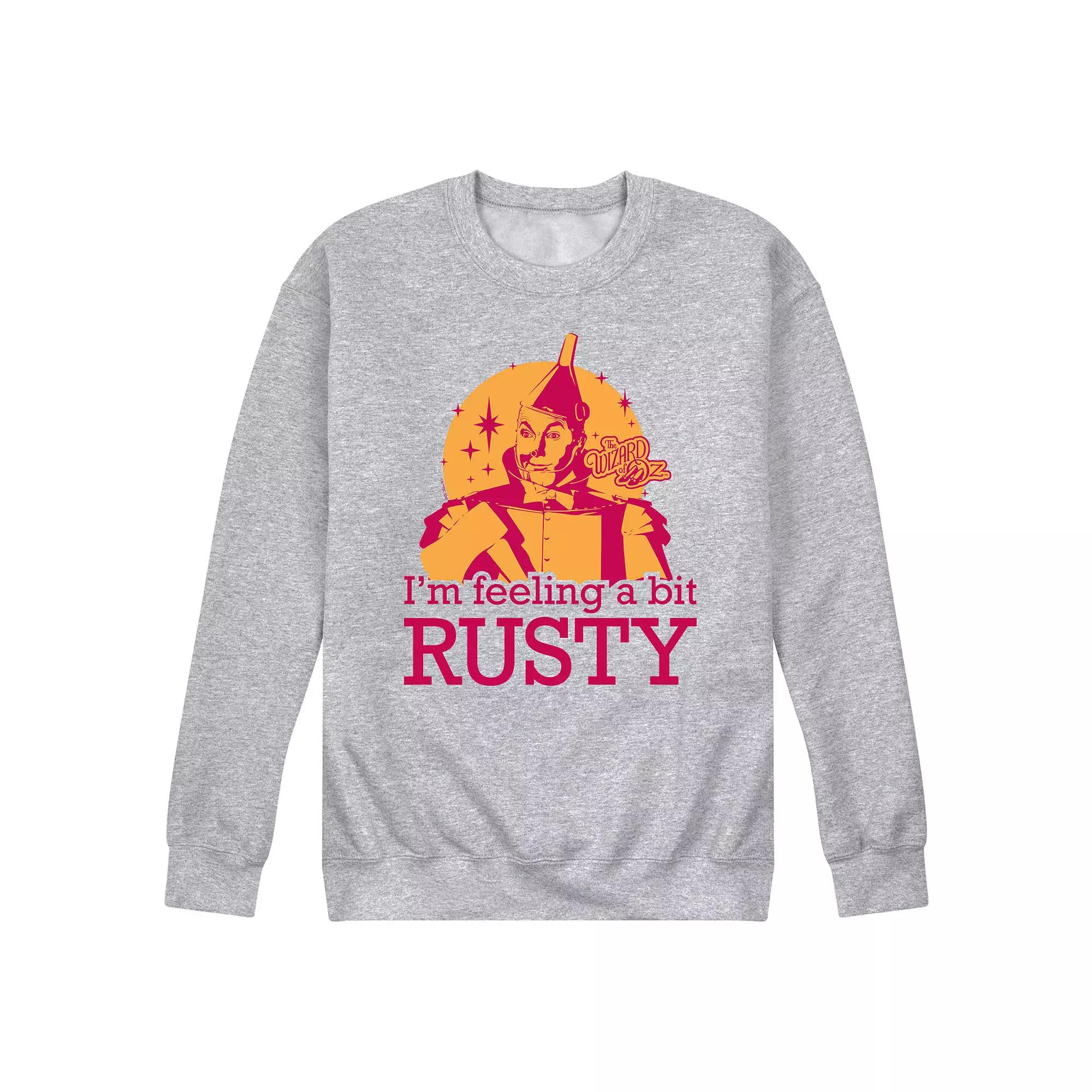 Men's Wizard Of Oz A Bit Rusty Fleece Sweatshirt,  Product Image