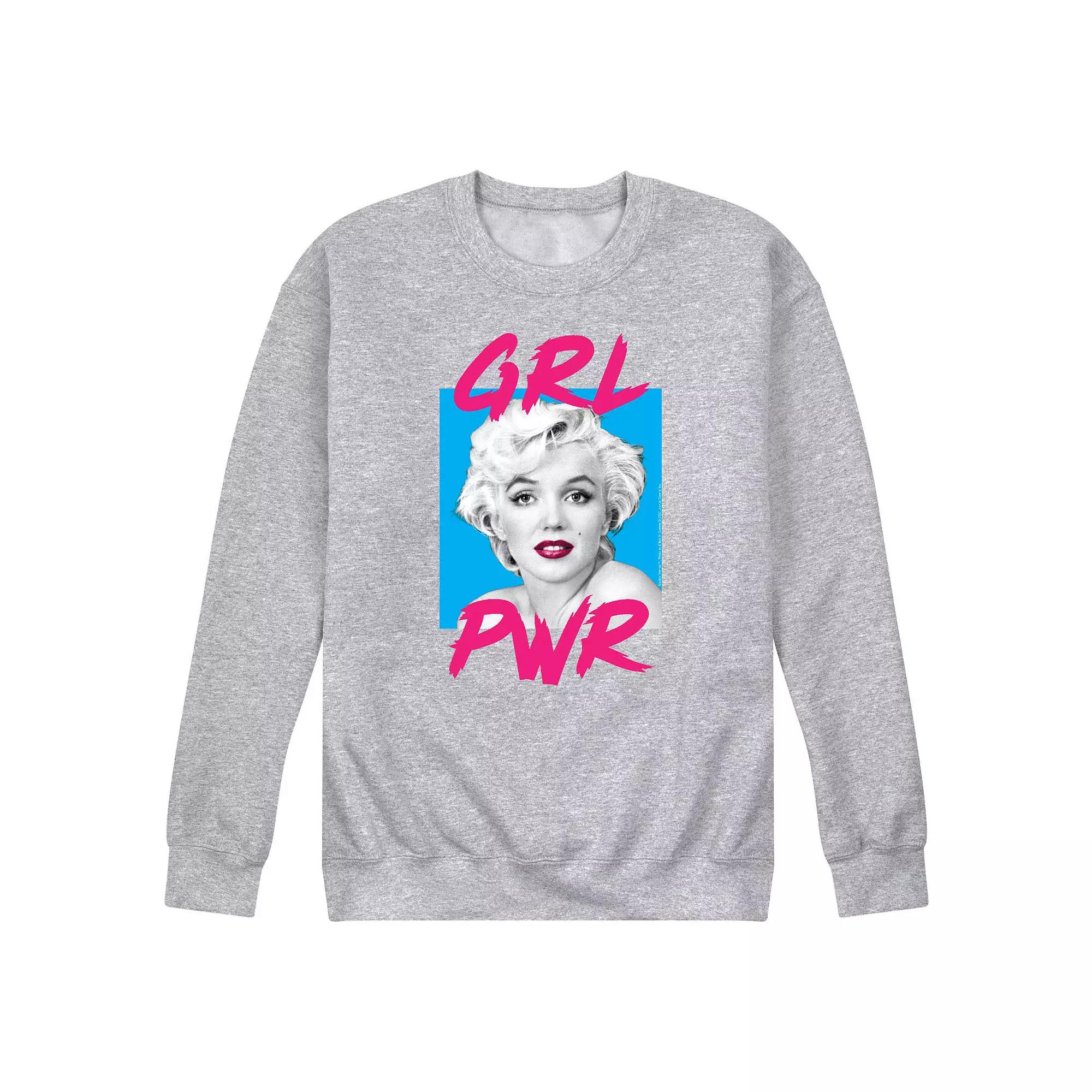 Men's Marilyn Monroe GRL PWR Sweatshirt,  Product Image