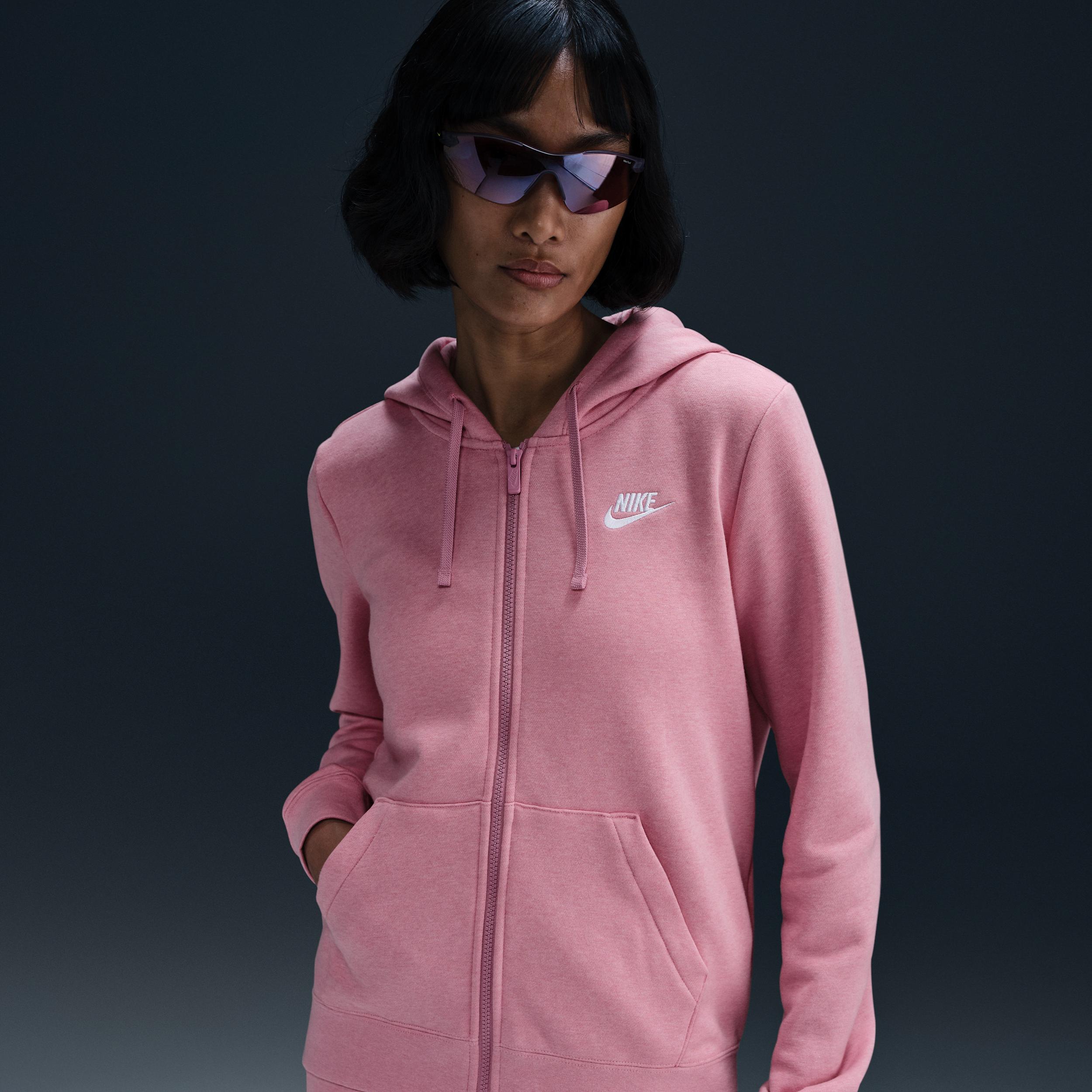 Womens Nike Sportswear Club Fleece Full-Zip Hoodie Product Image