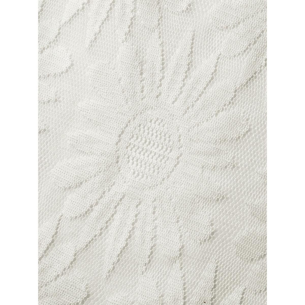 Plus Size Lace Lined Flowy Tank Top Women Originalwhite Boho Non Round Neck Vacation Tank Tops Camis BloomChic 18-20/2X Product Image