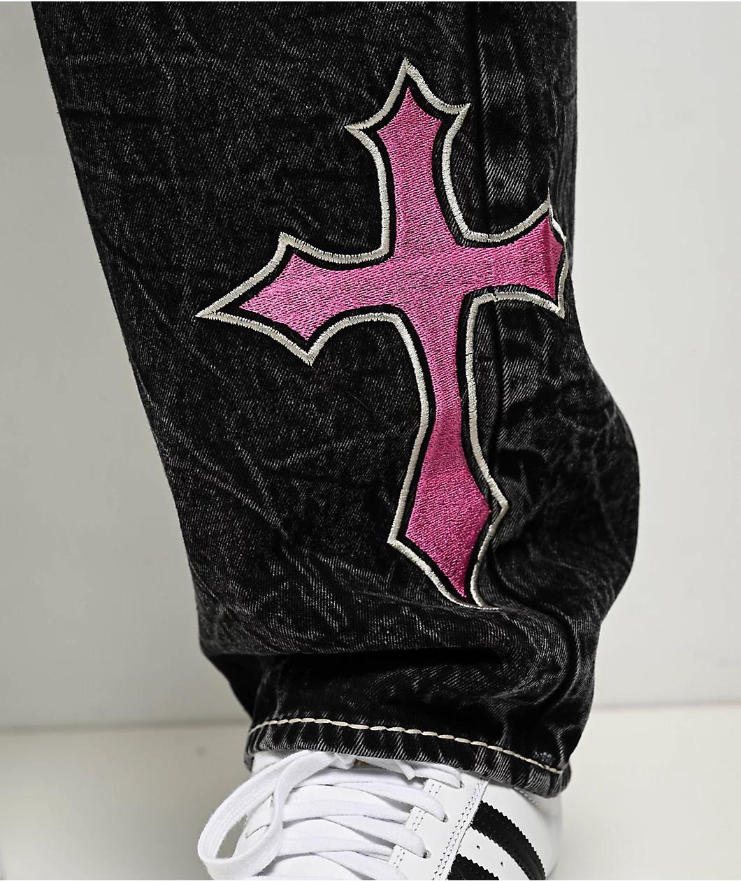 Ninth Hall Ambush Black 3D Cargo Pants Product Image