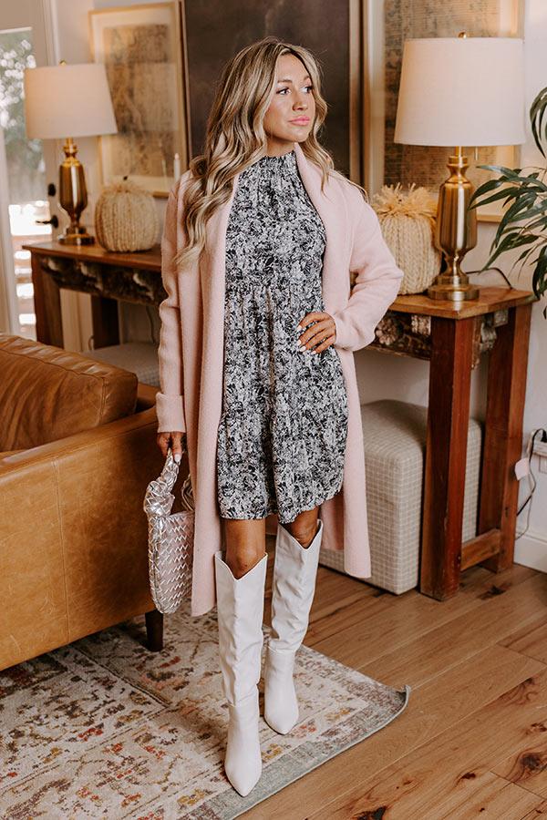 Graceful Reflections Floral Mini Dress Product Image