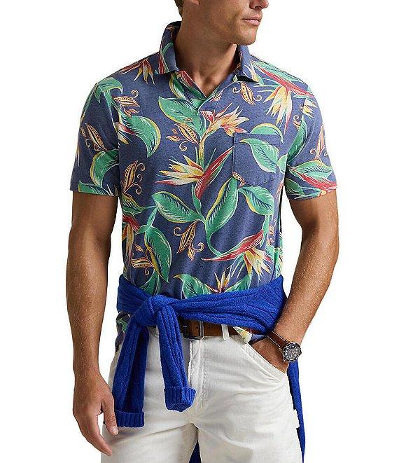 Polo Ralph Lauren Tropical Short Sleeve Polo Shirt Product Image