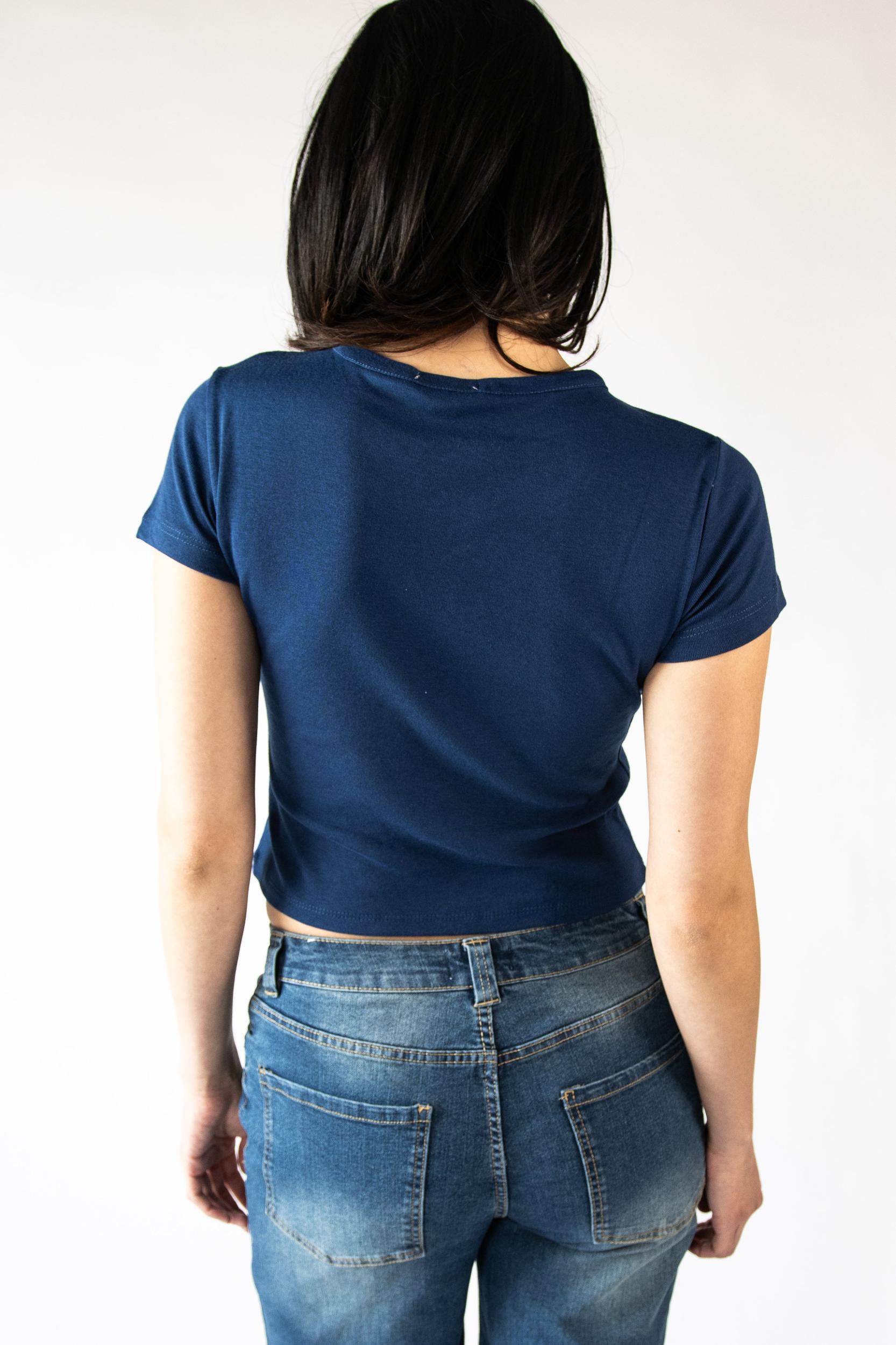 Denim Patch T-Shirt Product Image