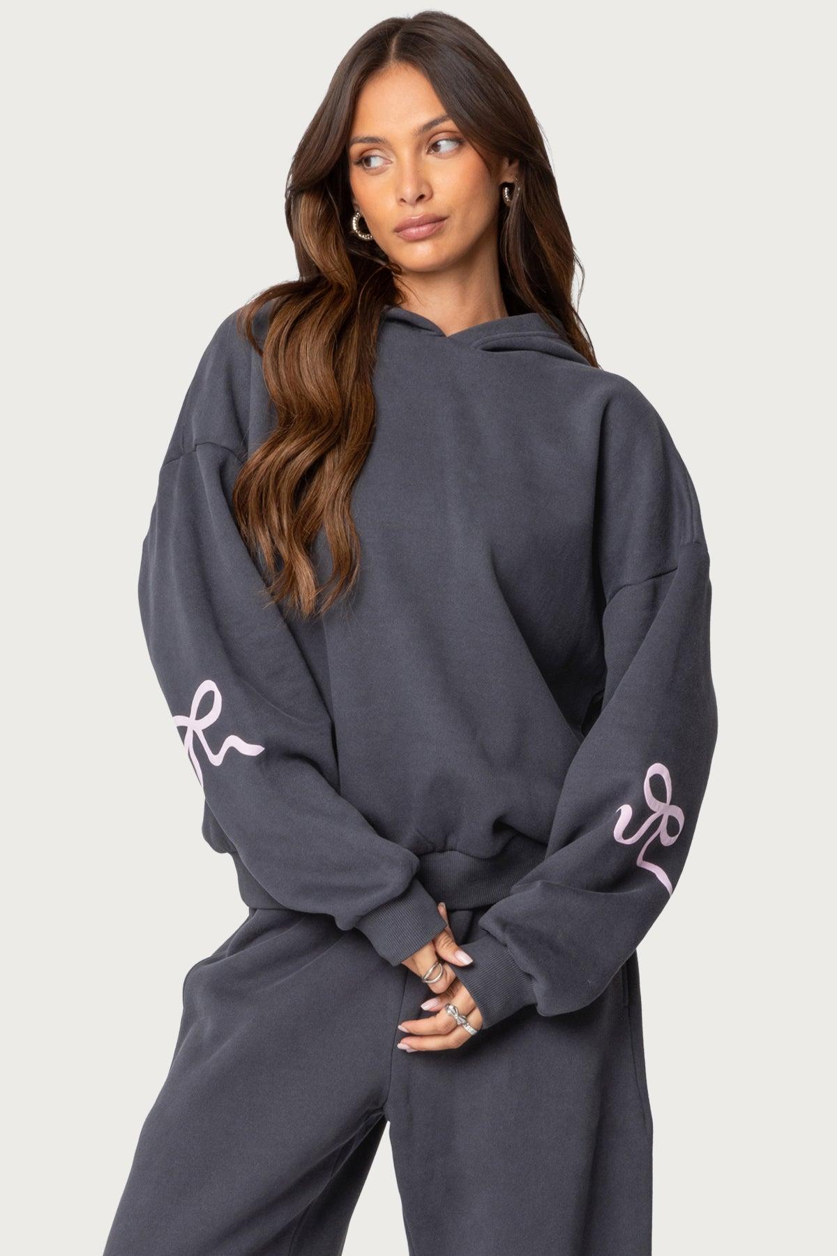 Bonney Bow Detail Hoodie Product Image
