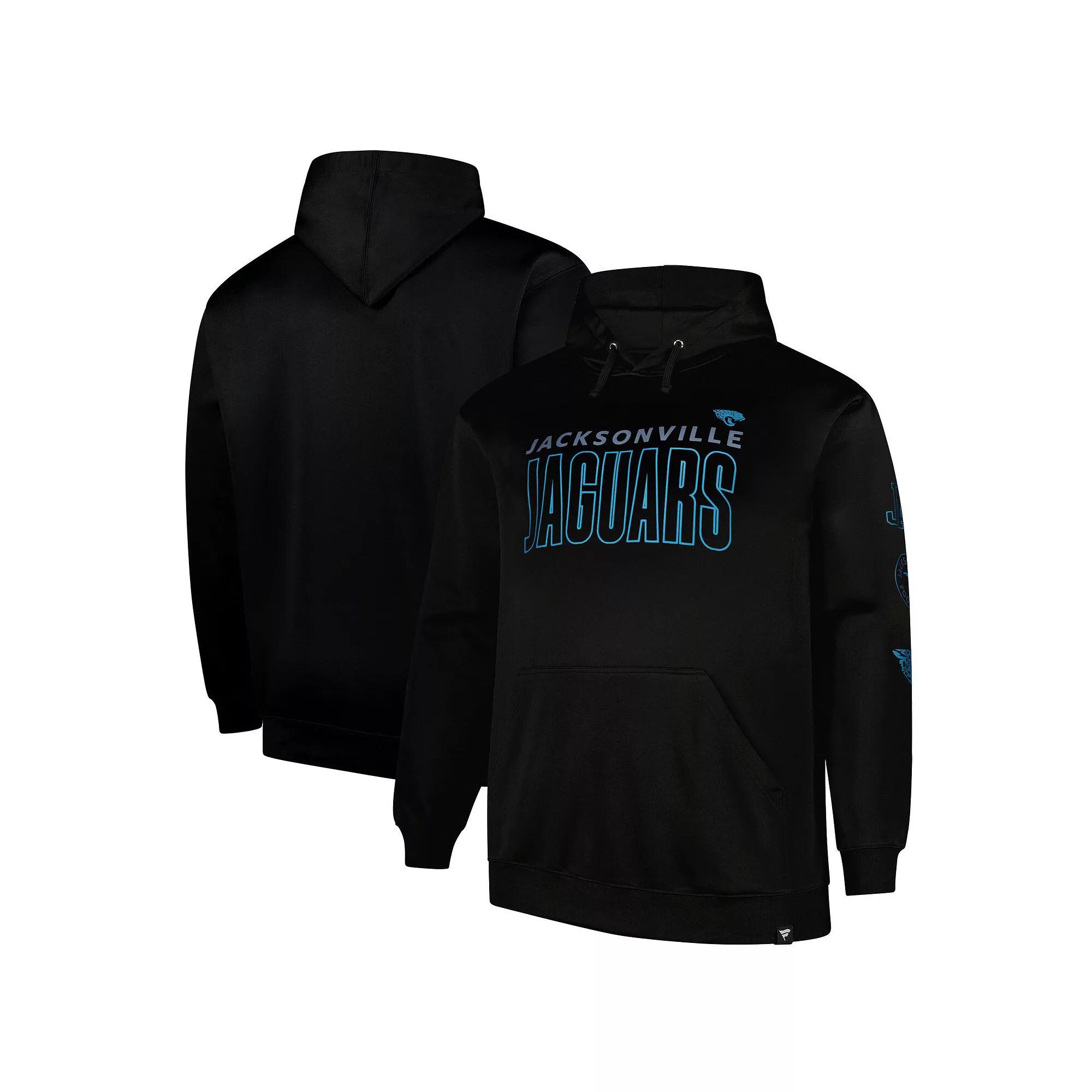 Men's Fanatics Black Jacksonville Jaguars Big & Tall Fleece Pullover Hoodie,  Product Image