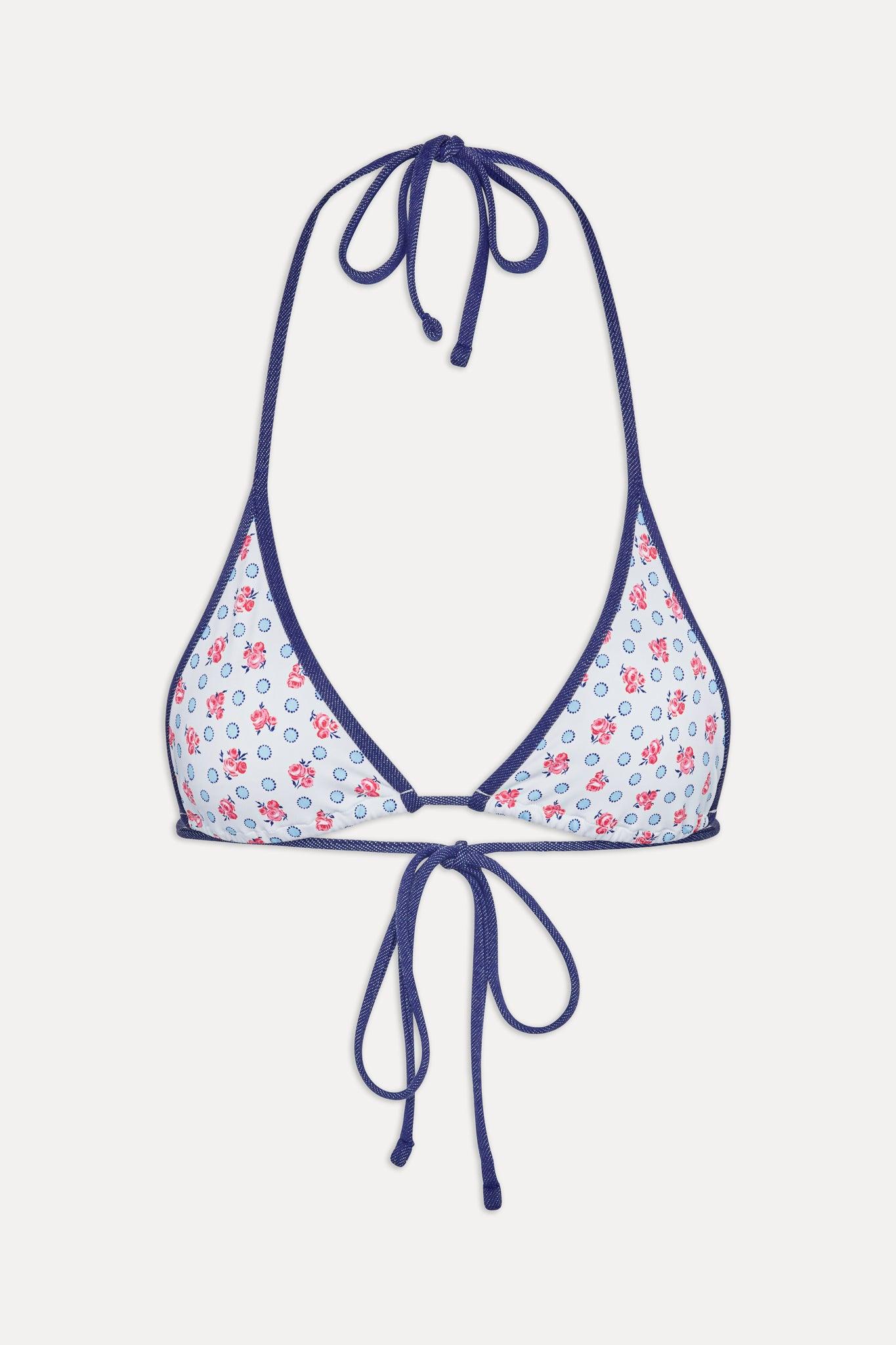 Paradise Halter Bikini Top - Wild Rose Product Image