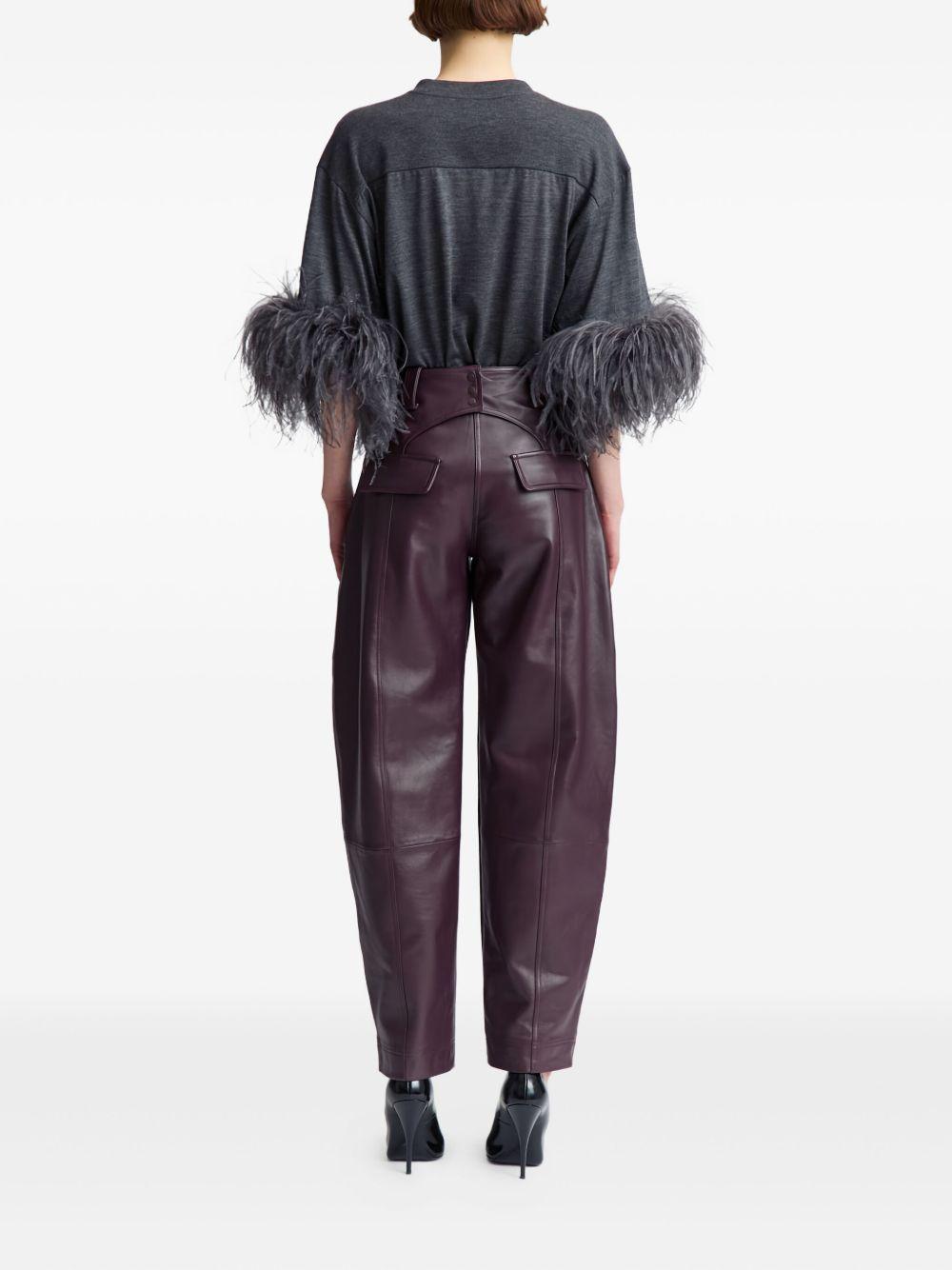 Alcea leather trousers Product Image