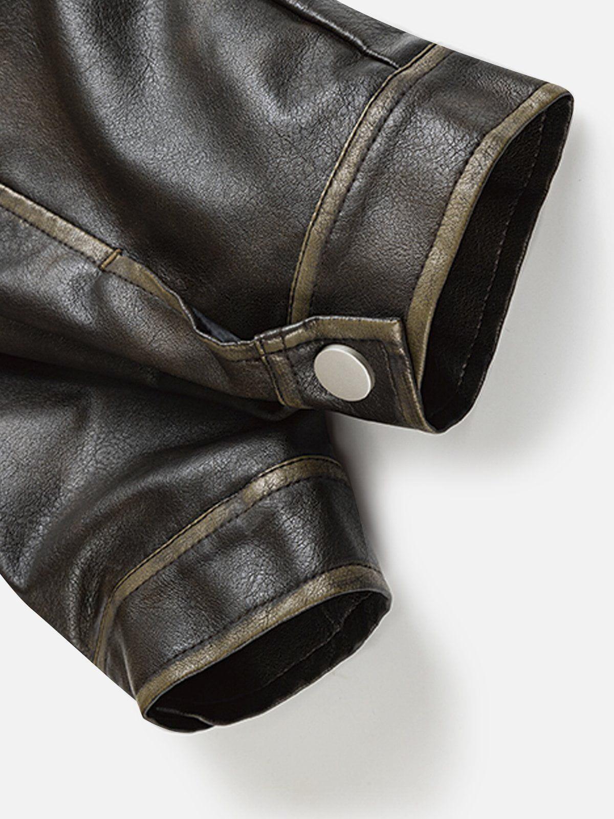 Aelfric Eden Vintage Leather Jacket Product Image