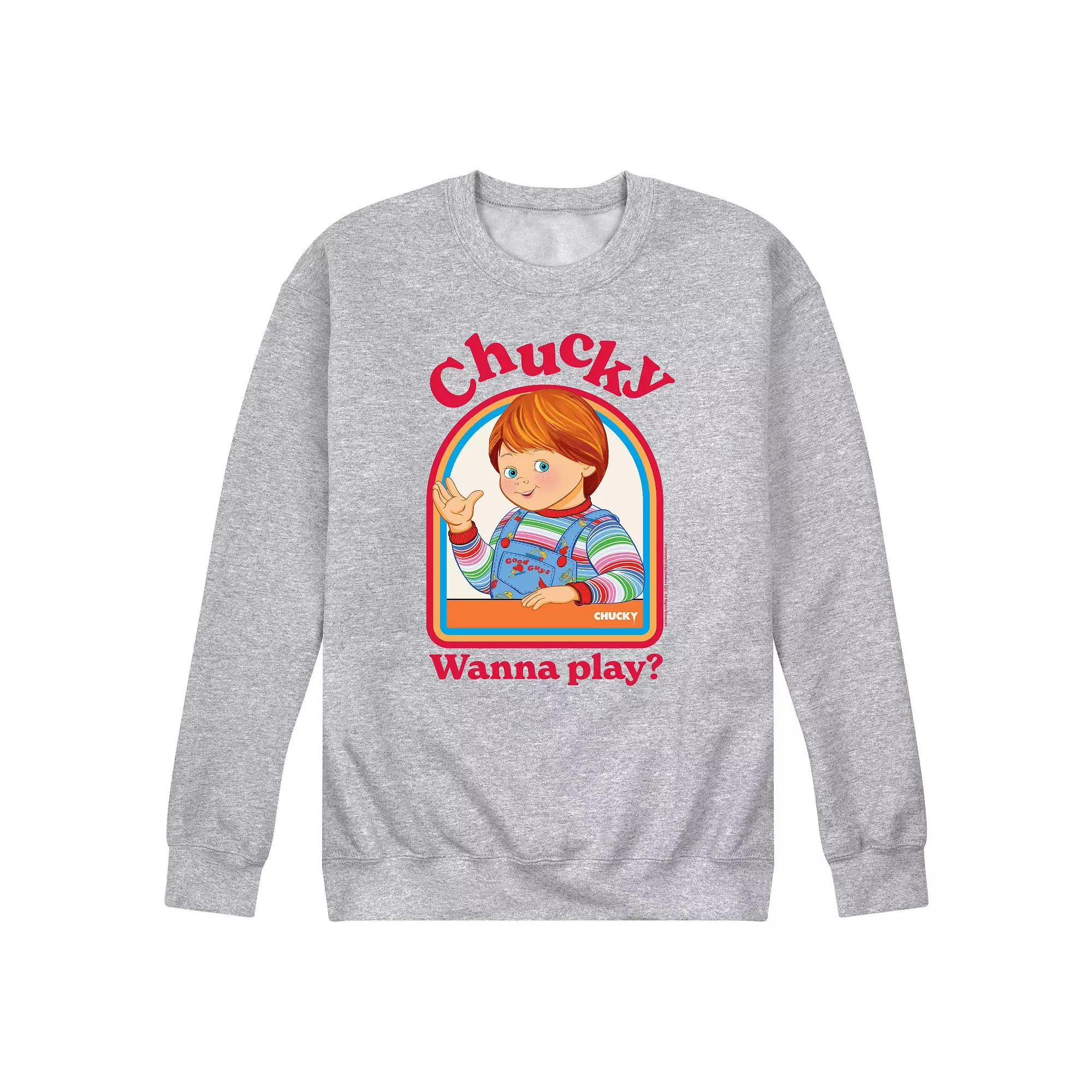 Men's Chucky Wanna Play Fleece Sweatshirt,  Product Image