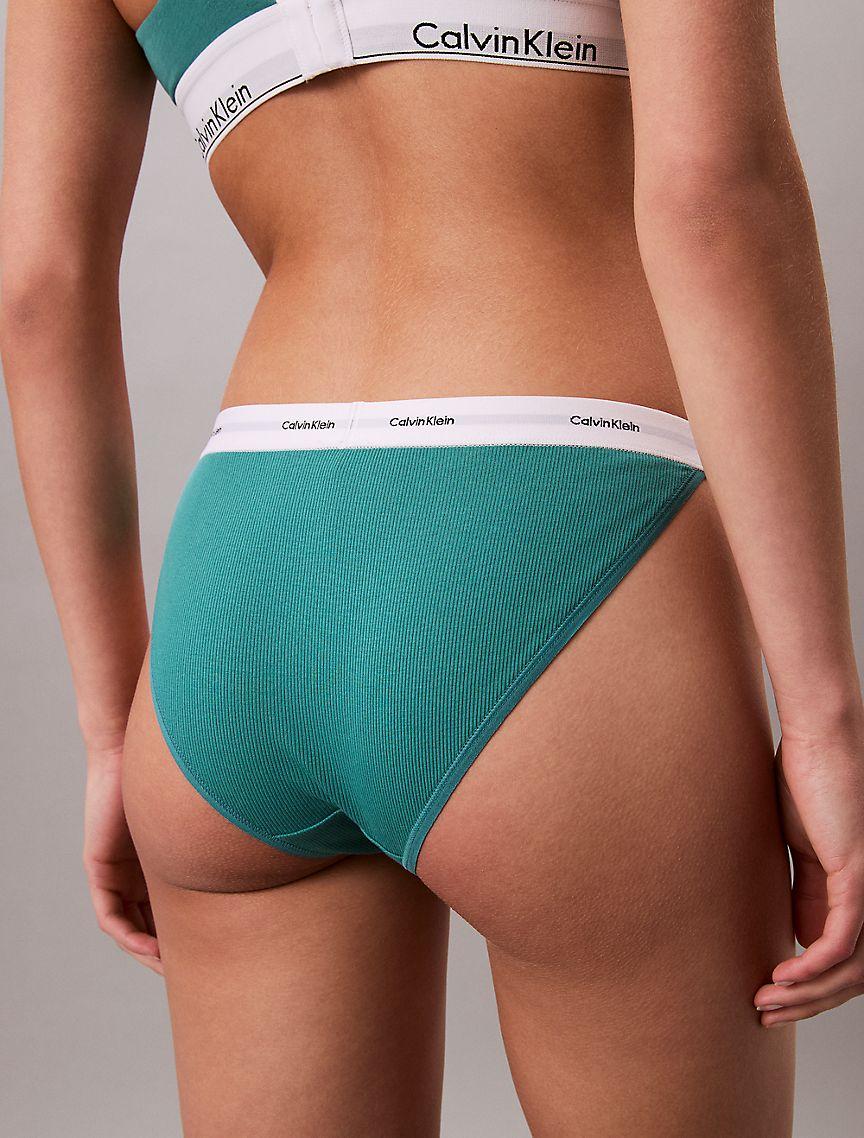 Cotton Stretch Rib String Bikini Product Image