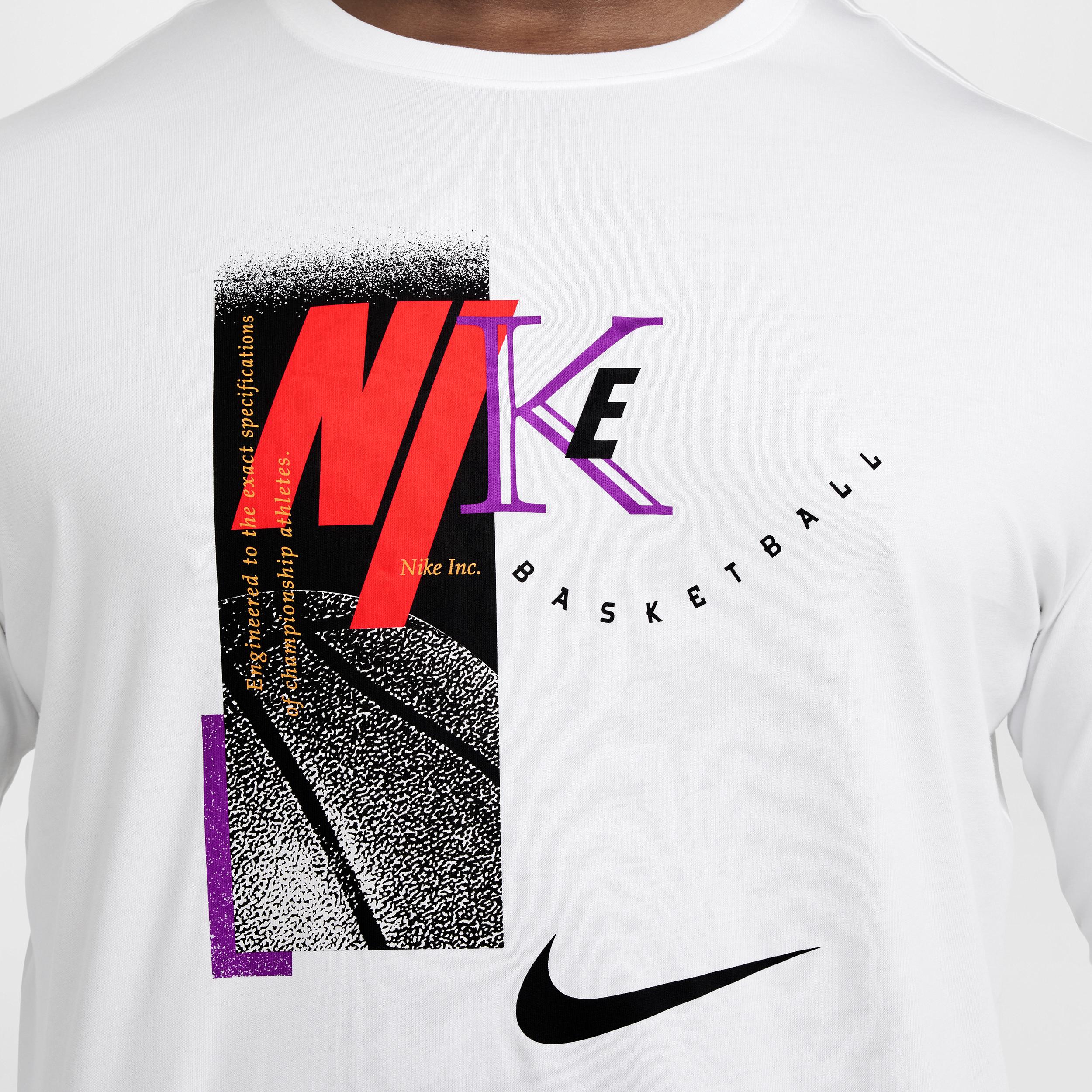 Nike Mens Long-Sleeve Basketball T-Shirt | HF6197-100 Product Image