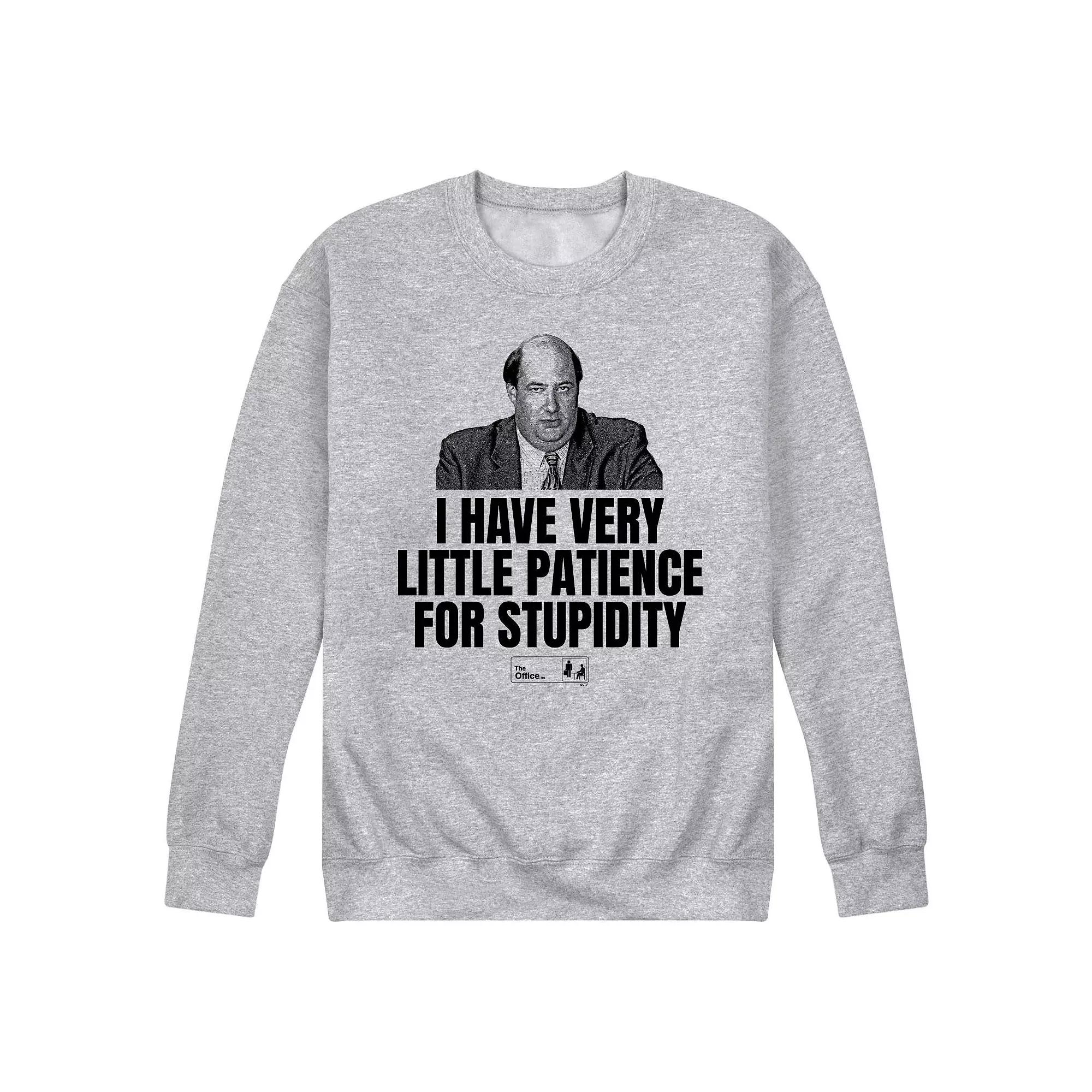 Men's The Office Very Little Patience Sweatshirt,  Product Image