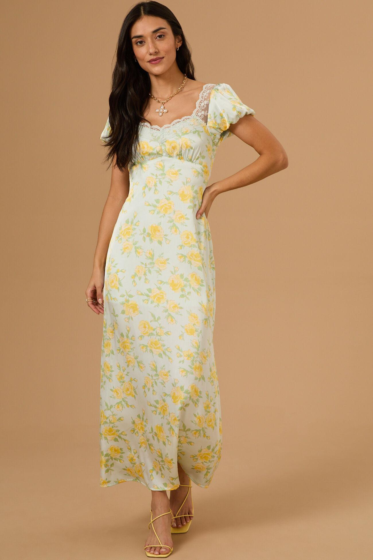 Paisley Floral Maxi Dress Product Image