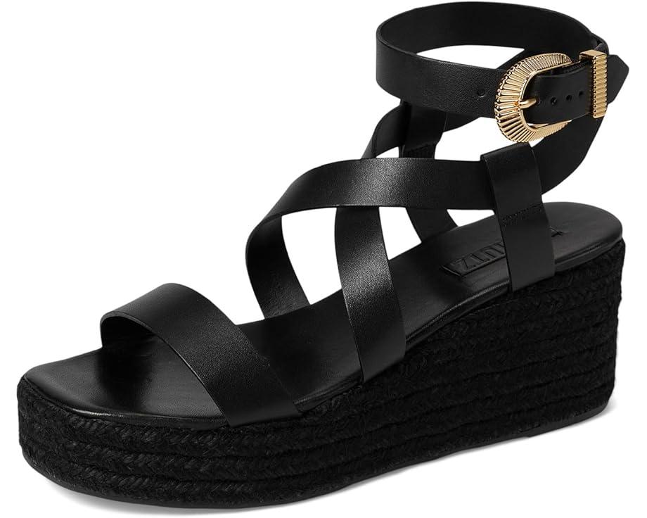 Ellna Cross-band Wedge Sandals Product Image