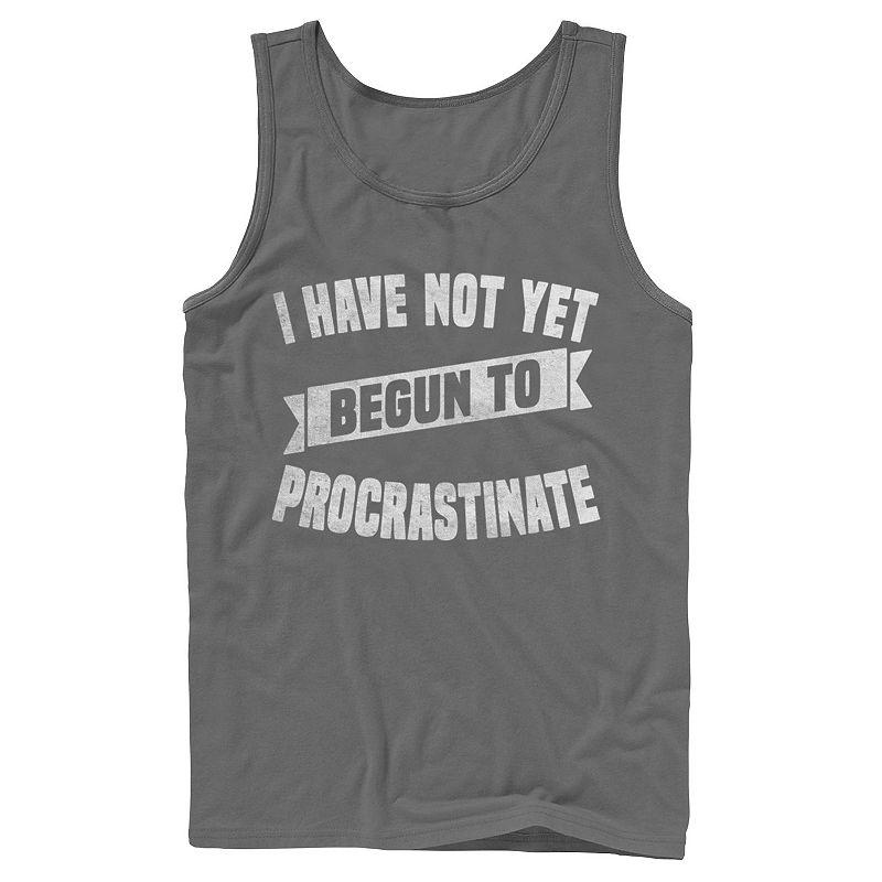Men's I Have Not Yet Begun To Procrastinate Tank Top,  Product Image