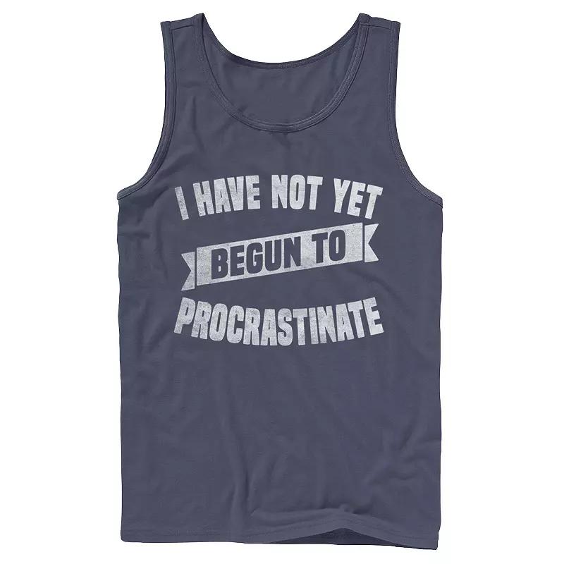 Men's I Have Not Yet Begun To Procrastinate Tank Top,  Product Image