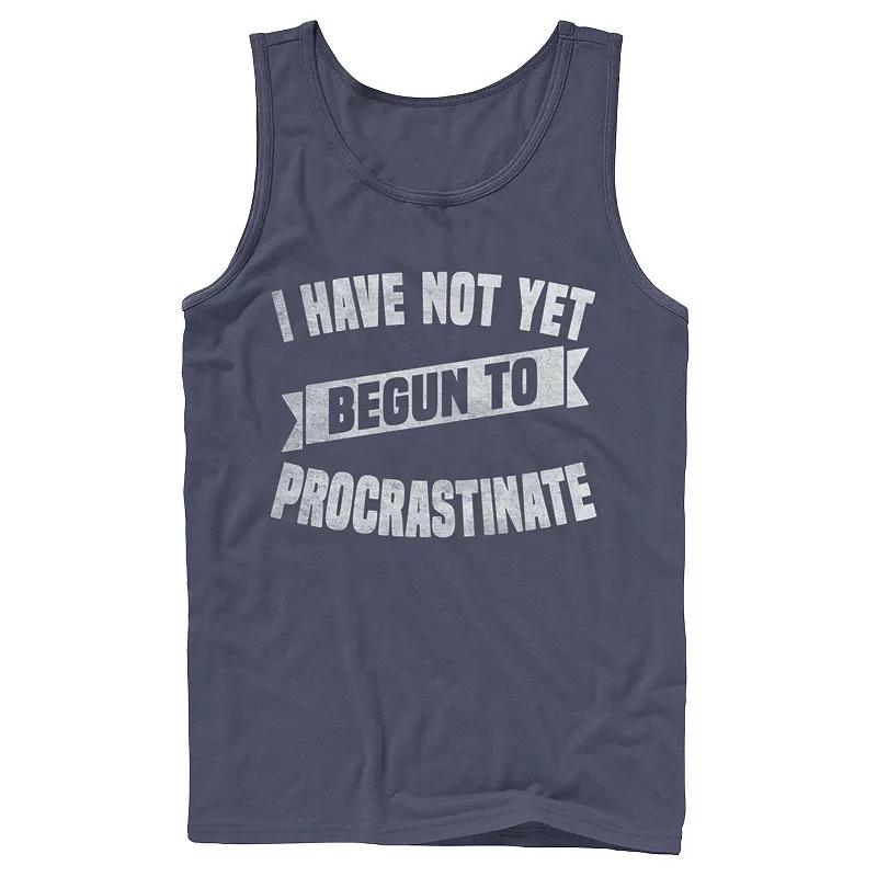 Men's I Have Not Yet Begun To Procrastinate Tank Top,  Product Image