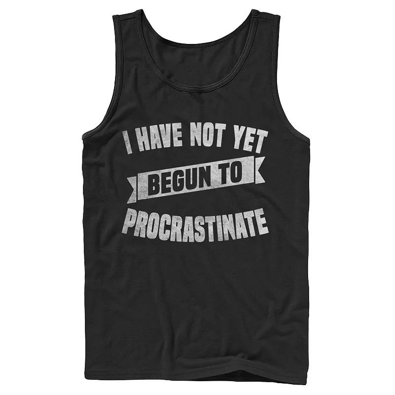 Men's I Have Not Yet Begun To Procrastinate Tank Top,  Product Image