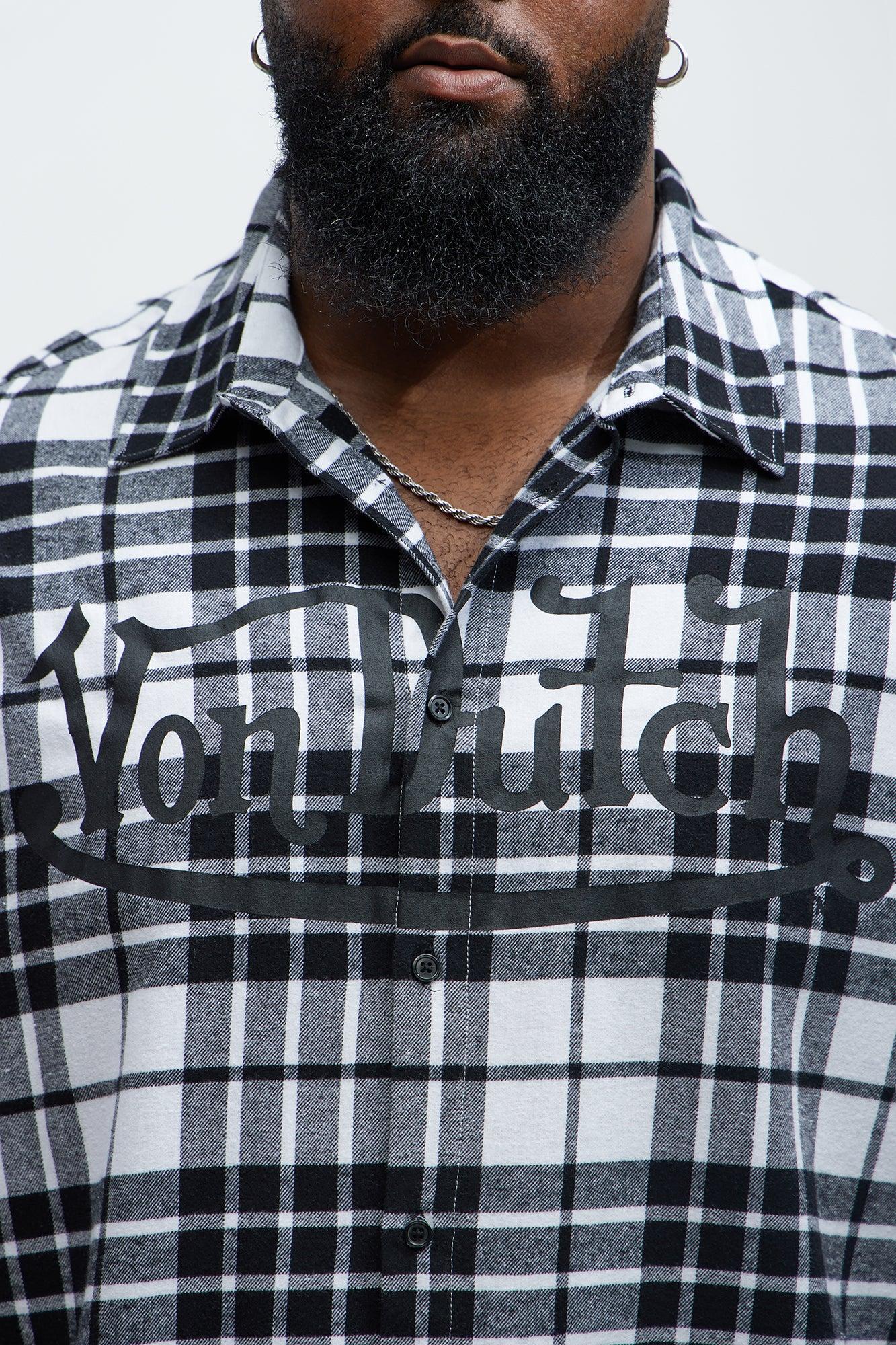 Von Dutch Eyeball Flannel - Black/combo Product Image