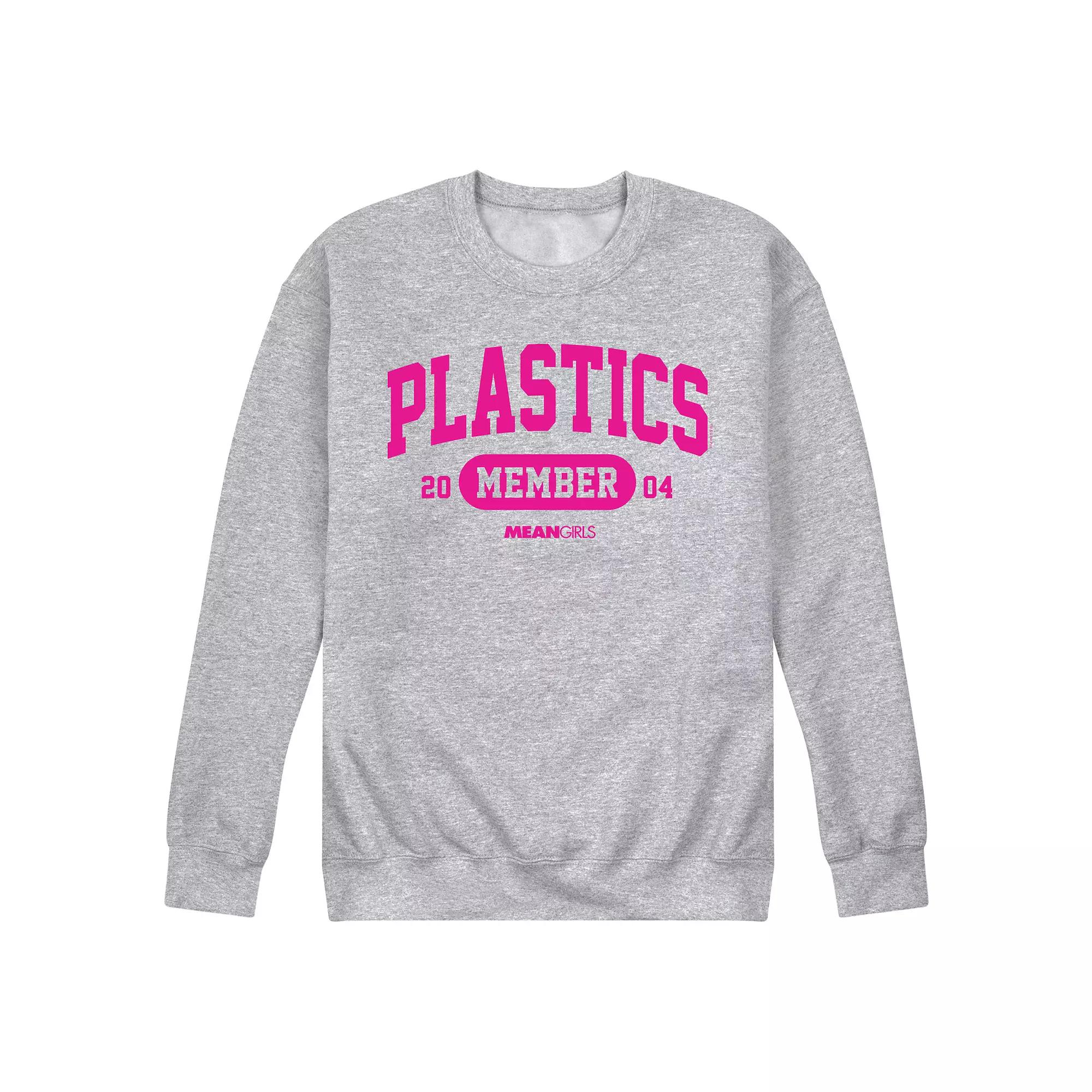 Men's Mean Girls Plastics Member Fleece Sweatshirt,  Product Image