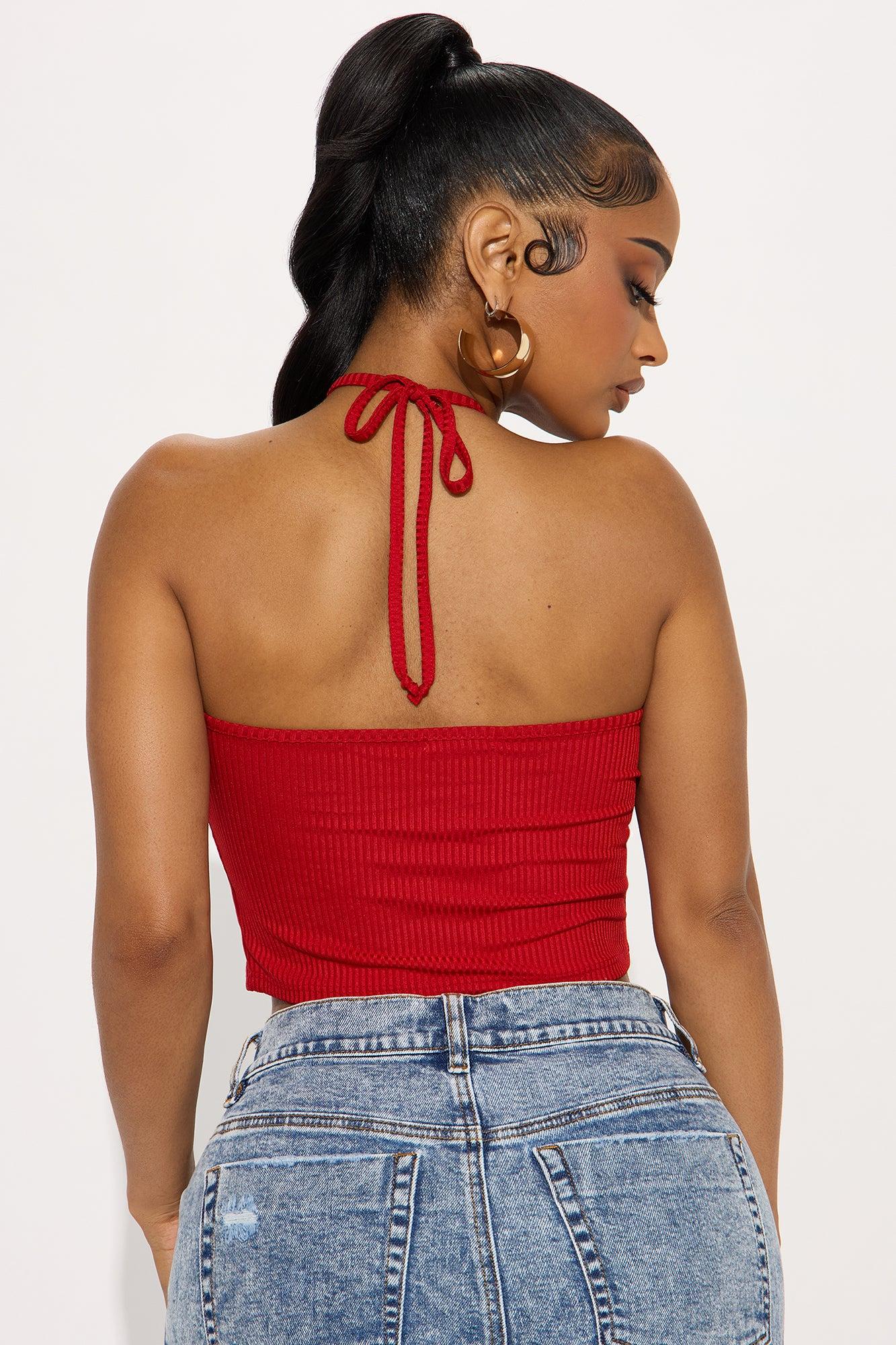 Liora Halter Top - Red Female Product Image