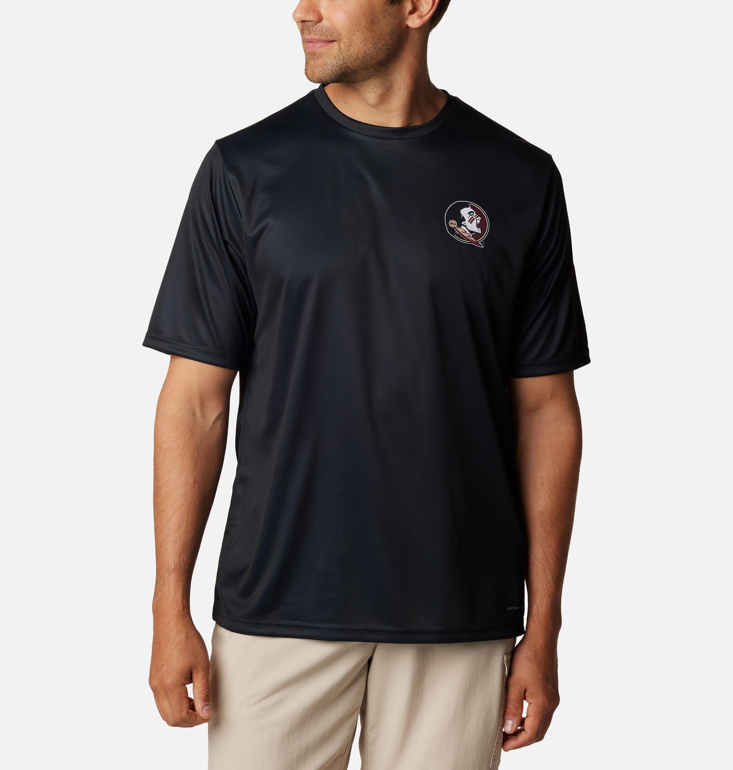 Columbia Mens Collegiate PFG Terminal Tackle Short Sleeve Shirt - Florida State- Product Image