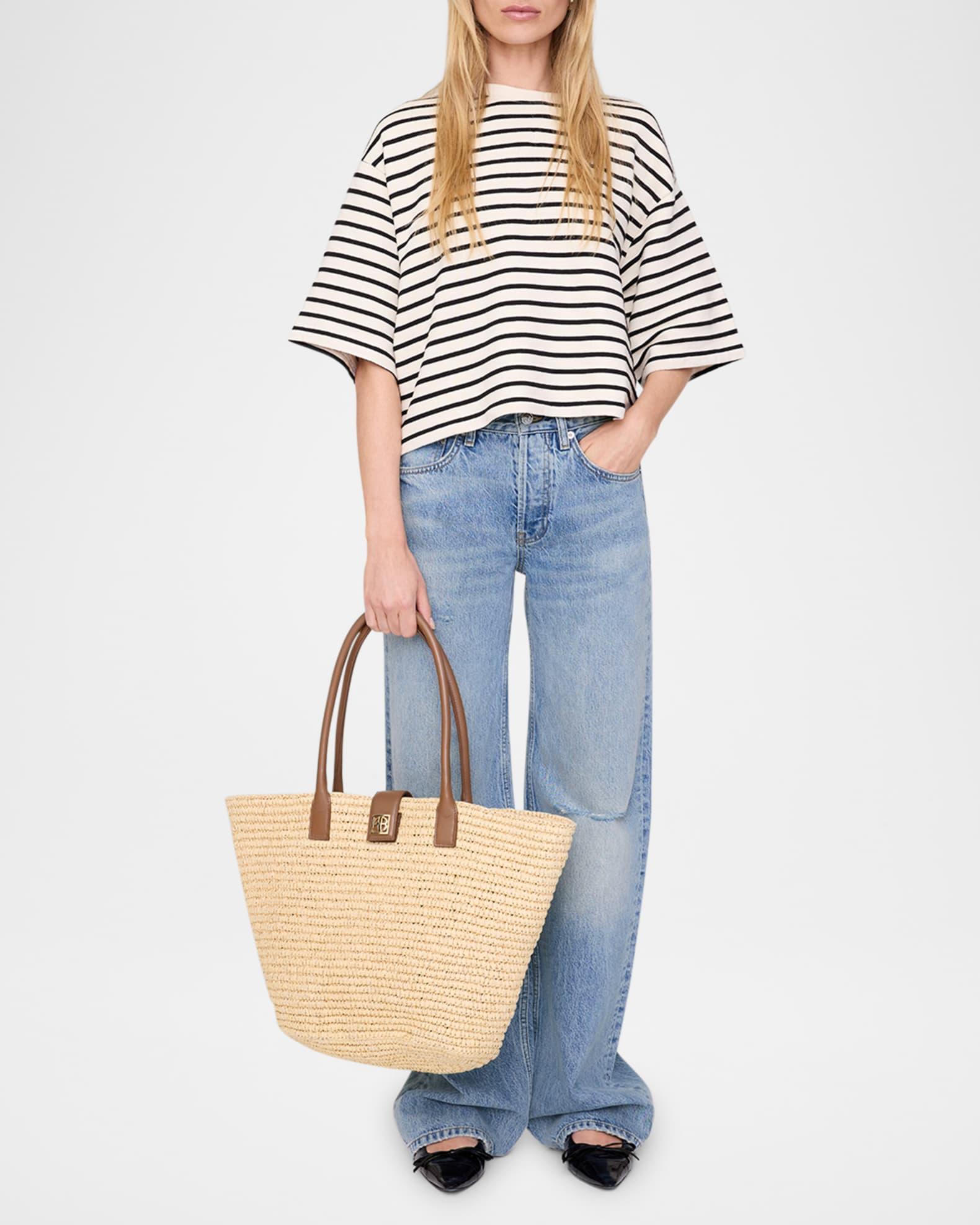 Myers Stripe Cropped Tee Product Image