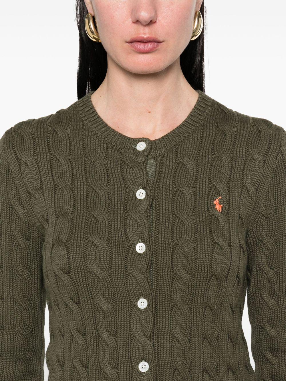 Polo Pony-embroidered cardigan Product Image