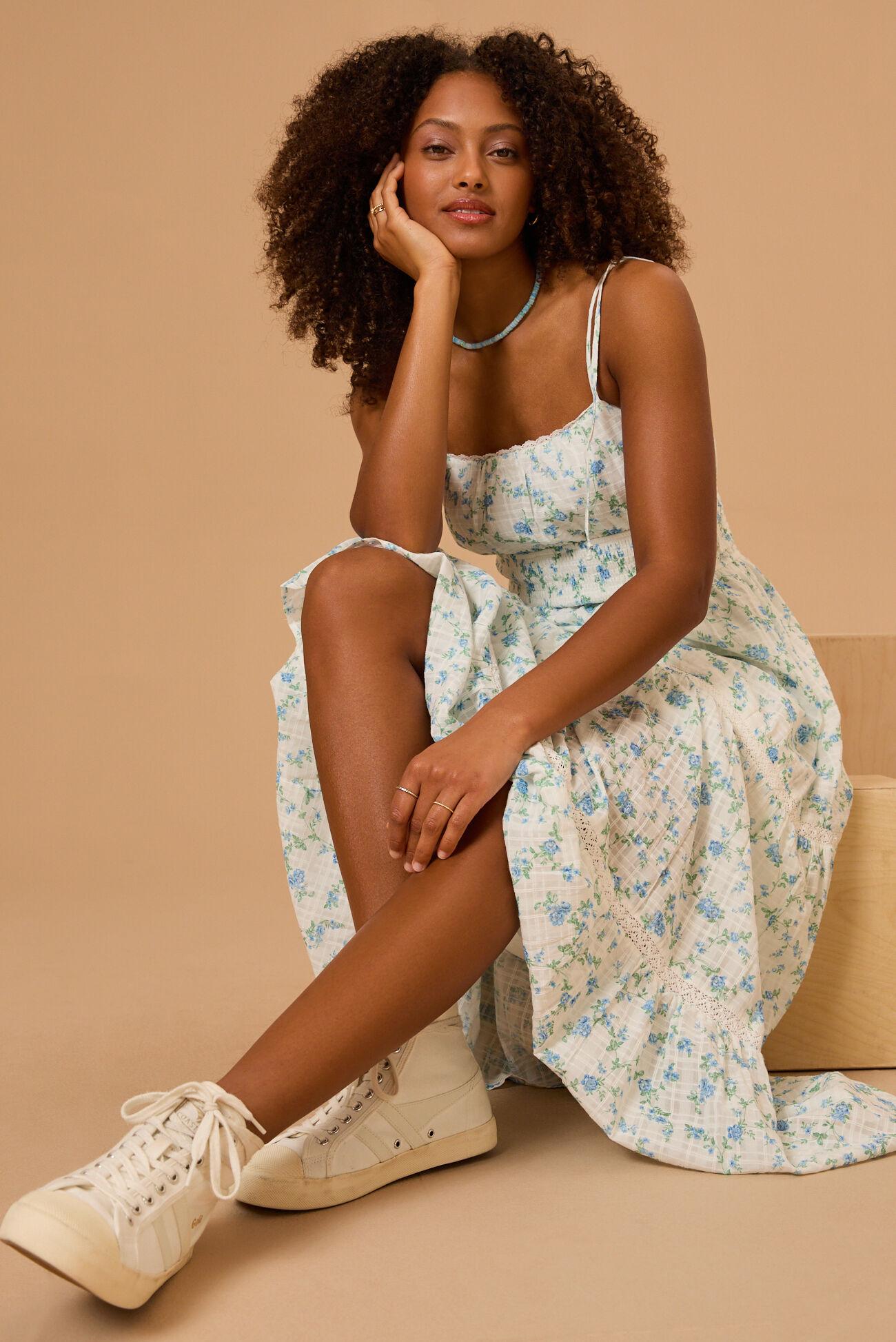 Lydia Floral Maxi Dress Product Image