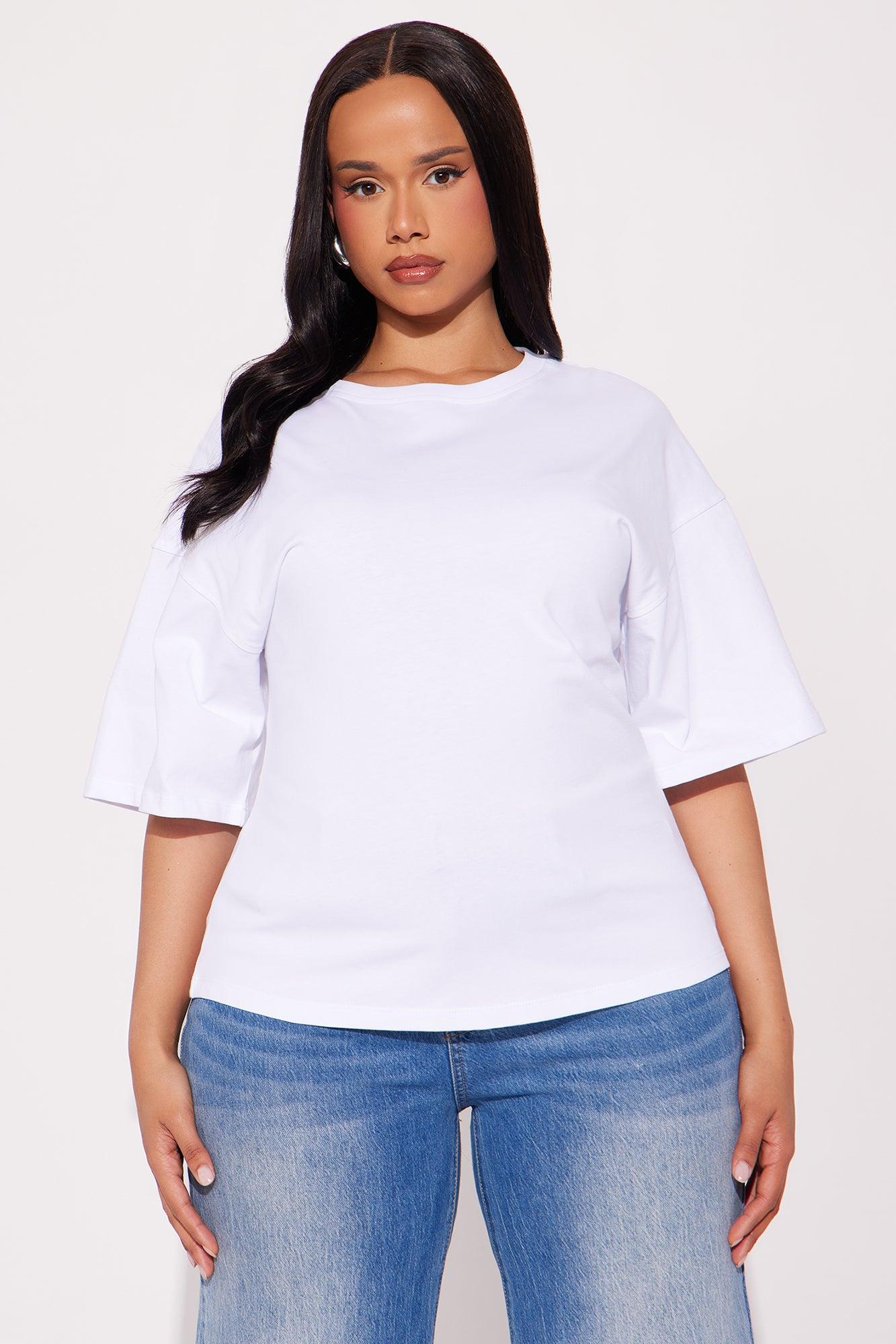 Jayden Fitted T-Shirt - White Product Image