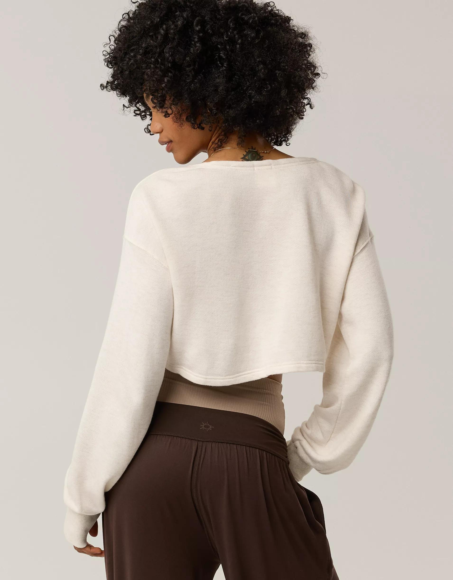 OFFLINE By Aerie Keep It 100 Terry Cinched Front Crewneck Product Image