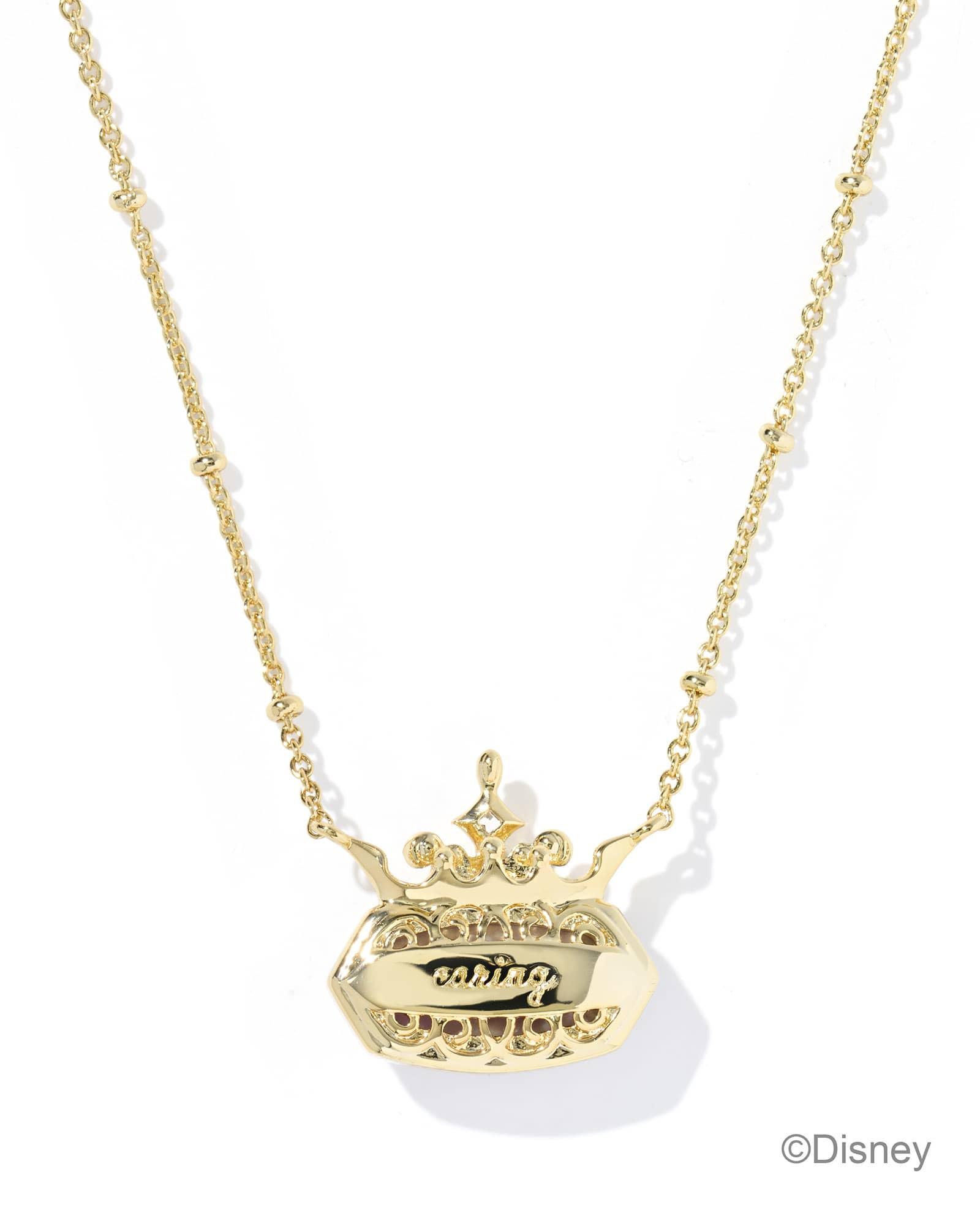 Disney | Kendra Scott Elisa Princess Gold Short Pendant Necklace Product Image