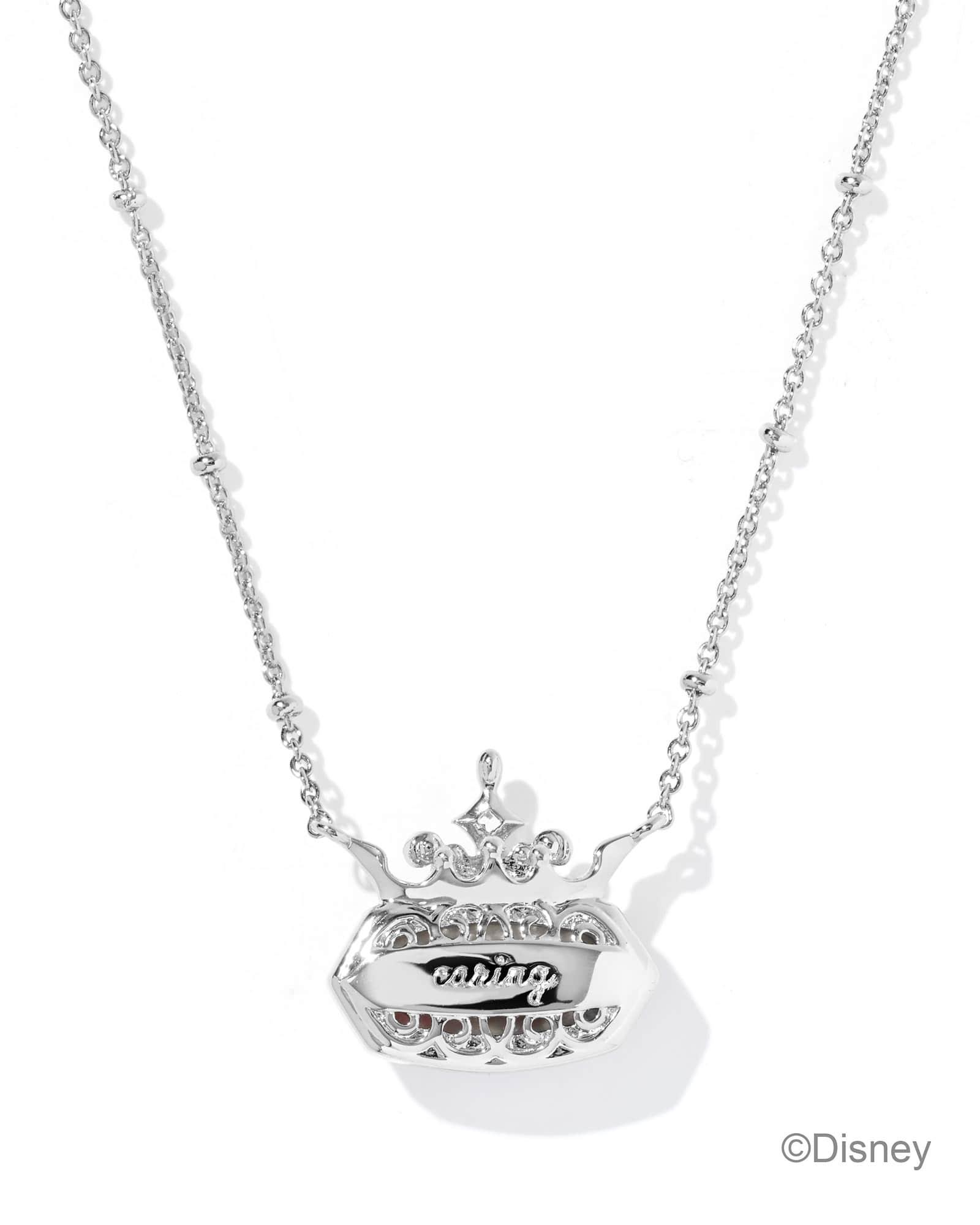 Disney | Kendra Scott Elisa Princess Silver Short Pendant Necklace Product Image