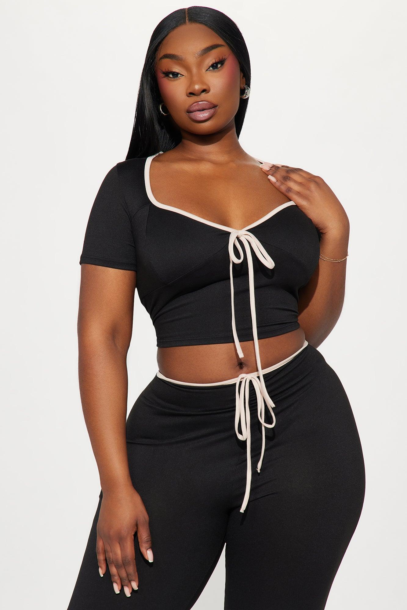 The Bow Era Pant Set - Black Product Image