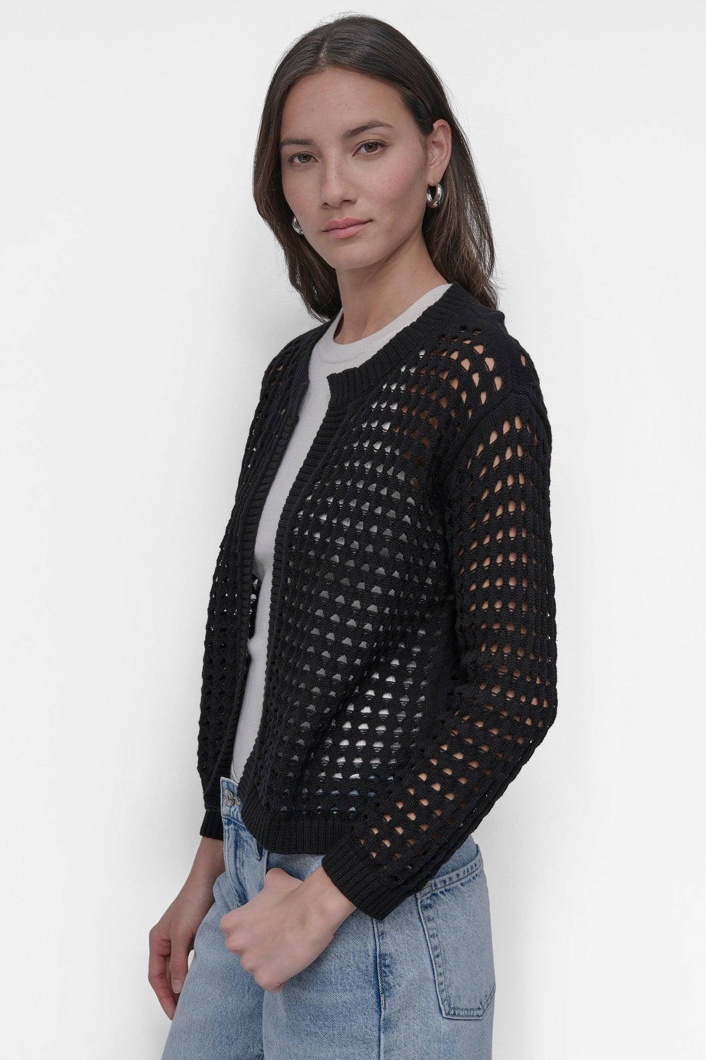 OPEN-STITCH CARDIGAN Product Image
