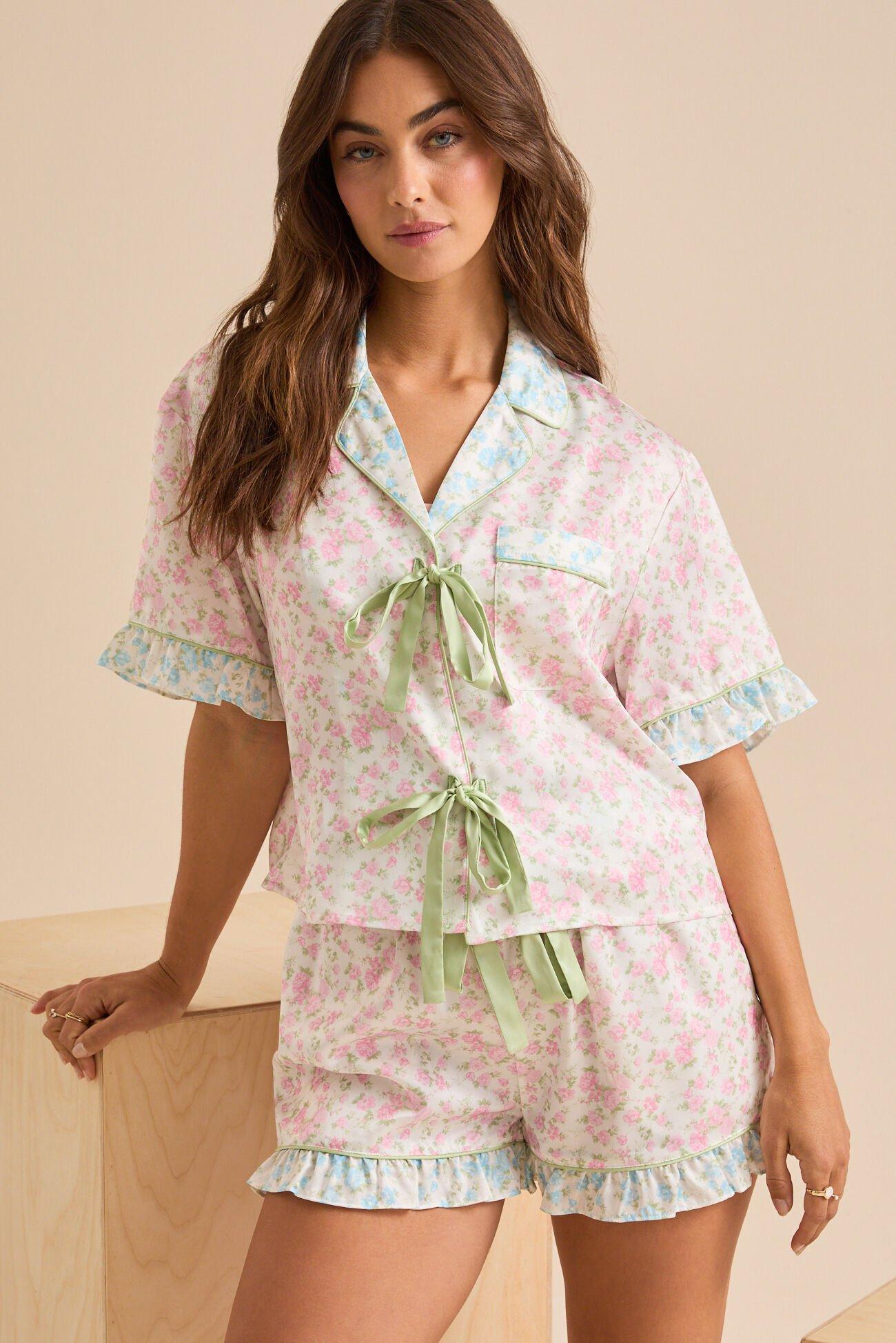 Zella Floral Sleep Shorts Product Image