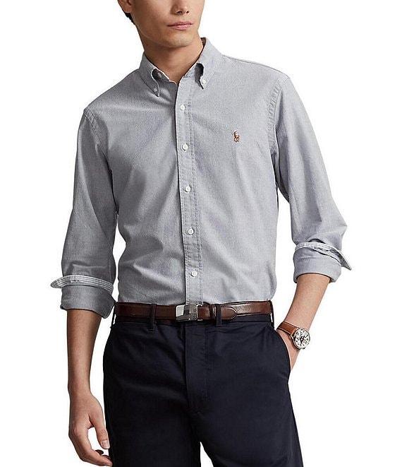 Polo Ralph Lauren Classic-Fit Oxford Long-Sleeve Woven Shirt Product Image