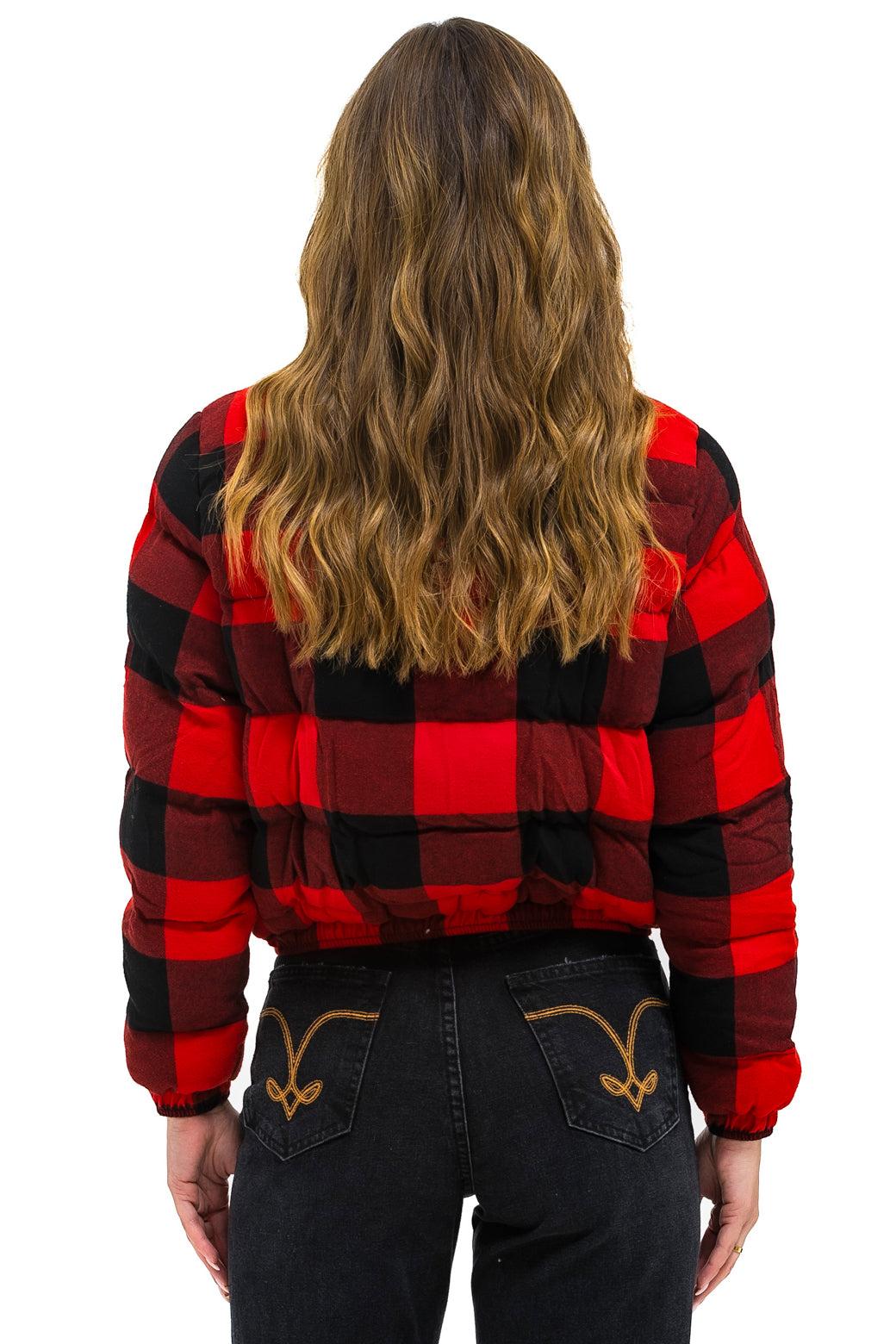 APRES PLAID PUFFER JACKET - BUFFALO PLAID Female Product Image