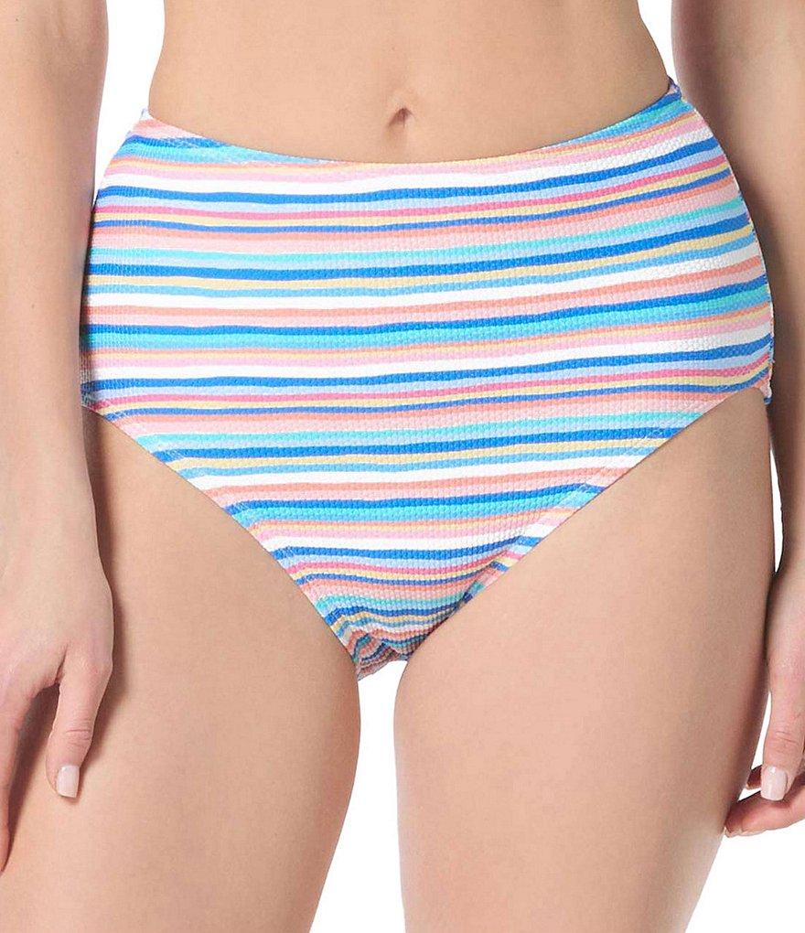 Beach House Emery Stripe High Waist Swim Bottom Product Image