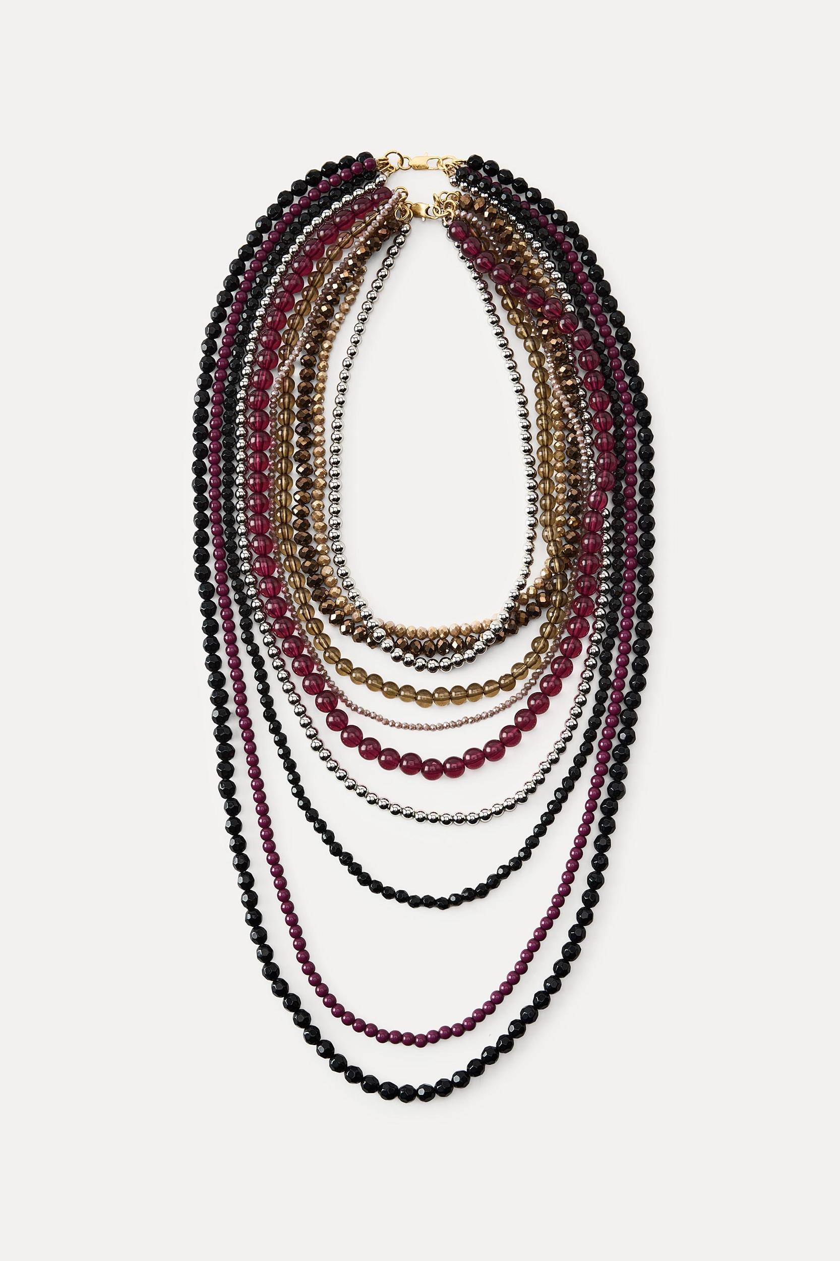 PACK OF 2 MULTI-BEAD NECKLACES Product Image