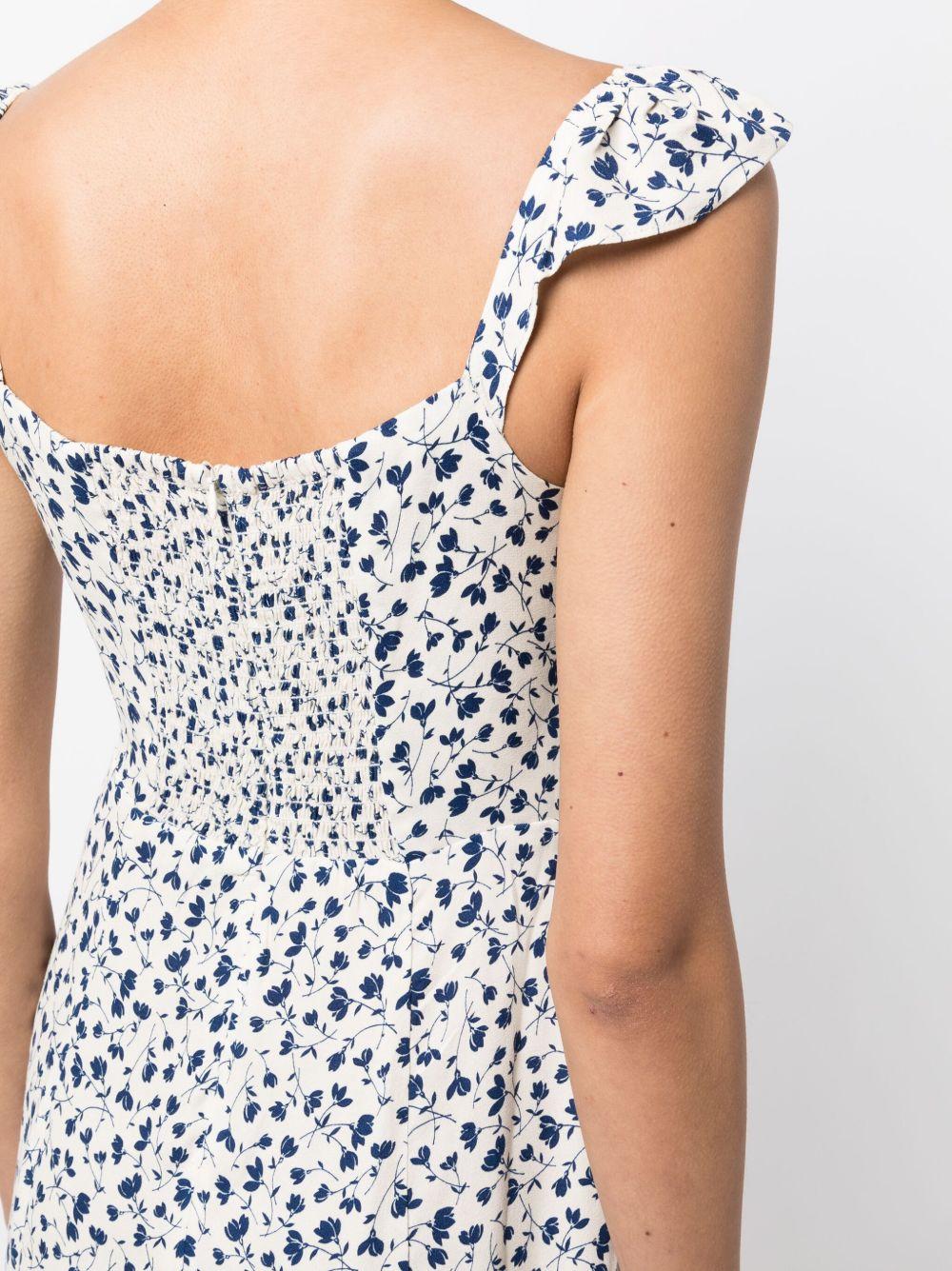 graphic-print scoop-neck dress Product Image