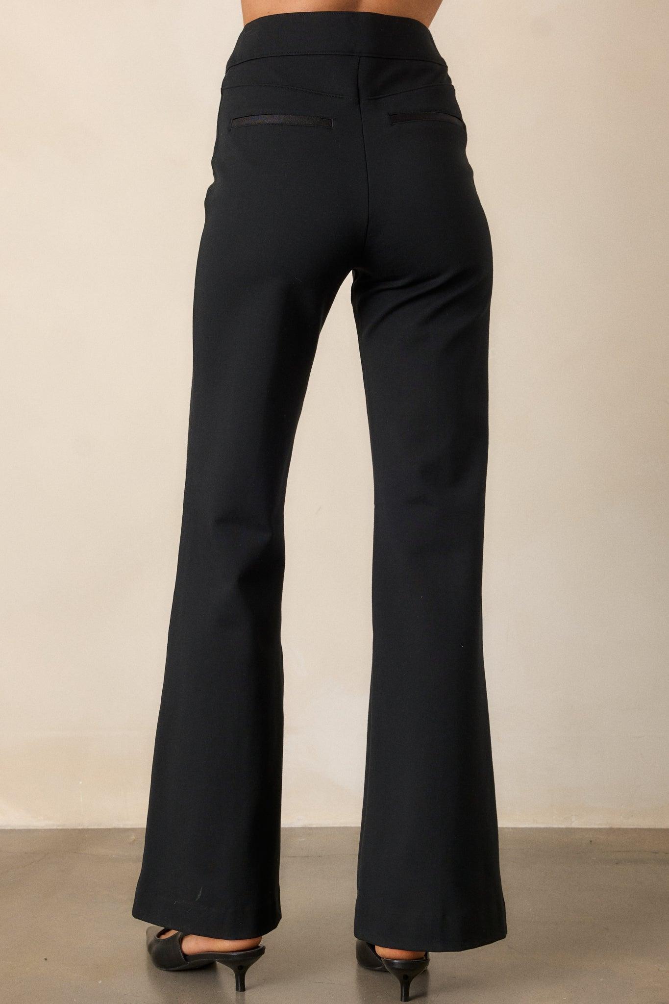 The Perfect Black Hi-Rise Flare Pants Female Product Image