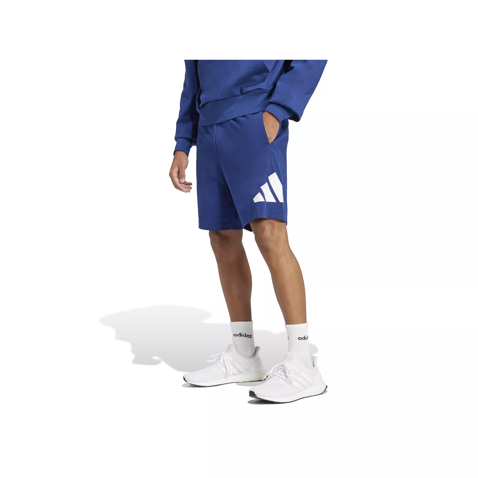 Big & Tall adidas Essentials Big Logo Single Jersey Shorts, Men's,  Product Image