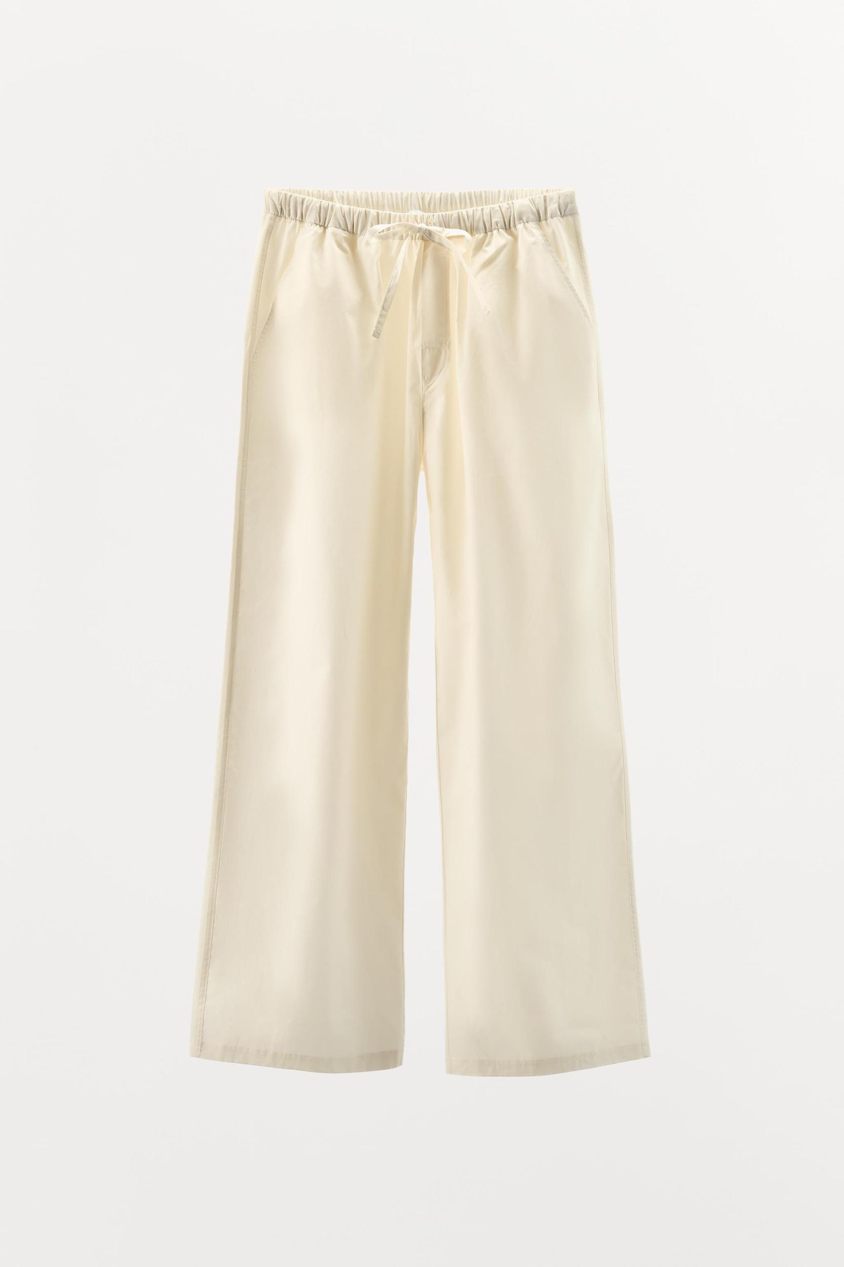 POPLIN PAJAMA PANTS Product Image