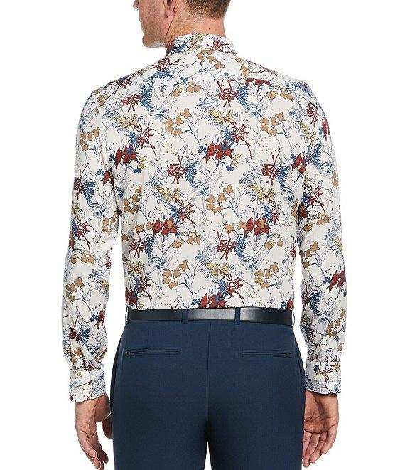 Perry Ellis Botanical Print Long Sleeve Woven Shirt Product Image
