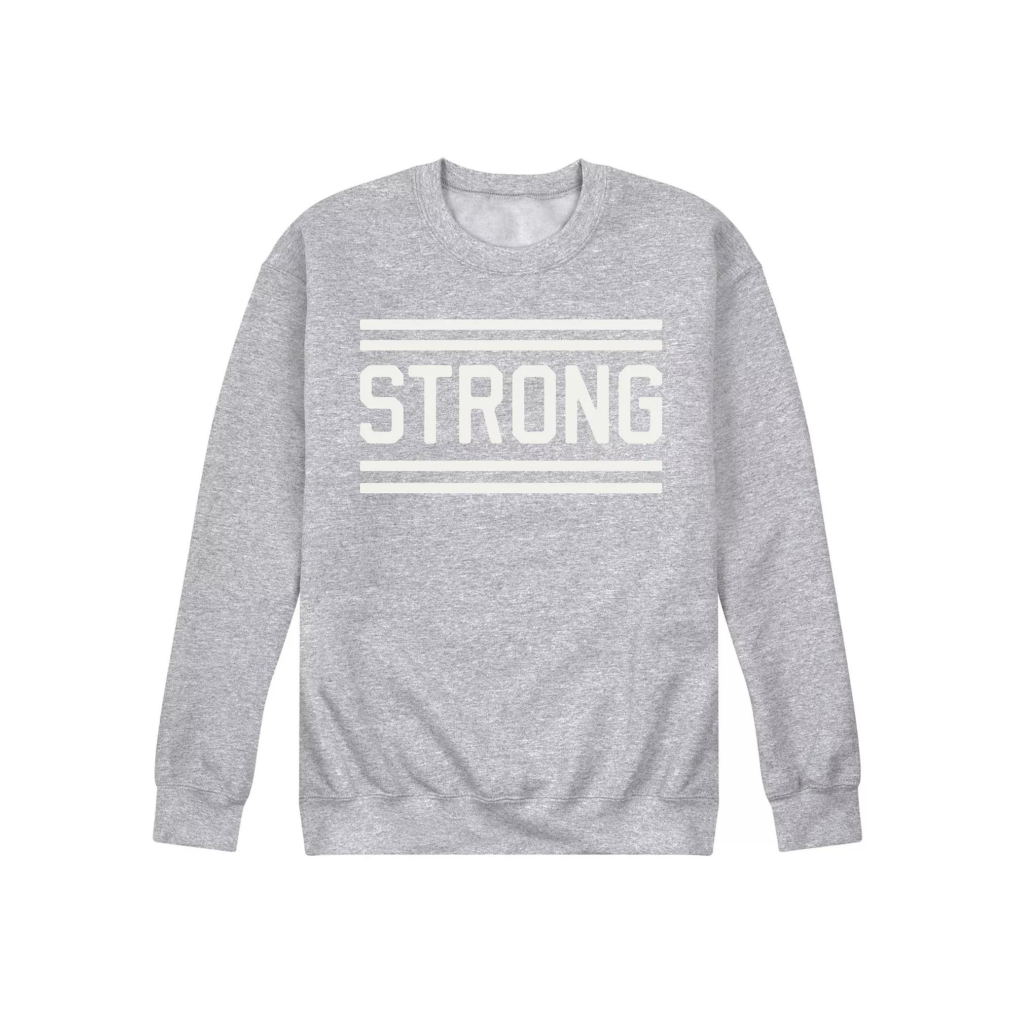 Men's Strong Fleece Sweatshirt,  Product Image