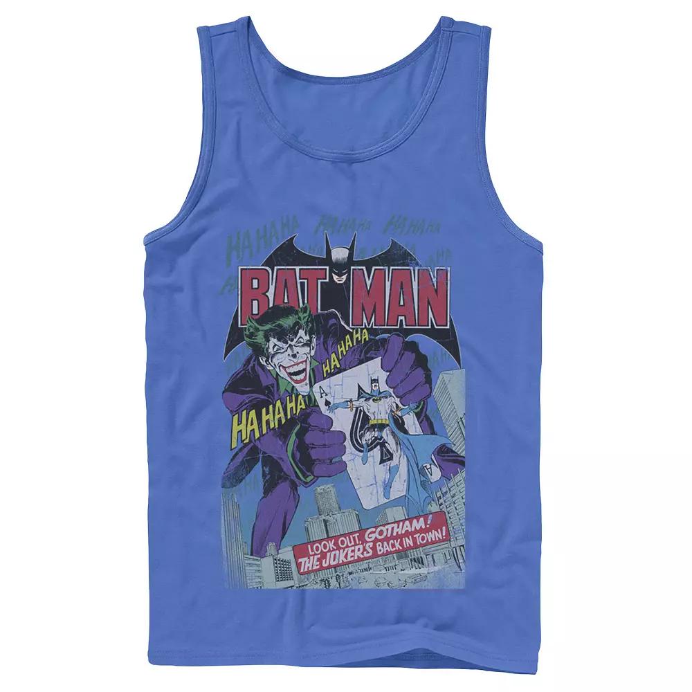 Men's DC Comics Batman And Joker Comic Cover Tank Top,  Product Image
